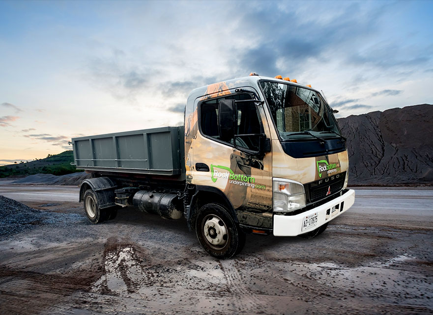 Rock Bottom Underpinning Truck