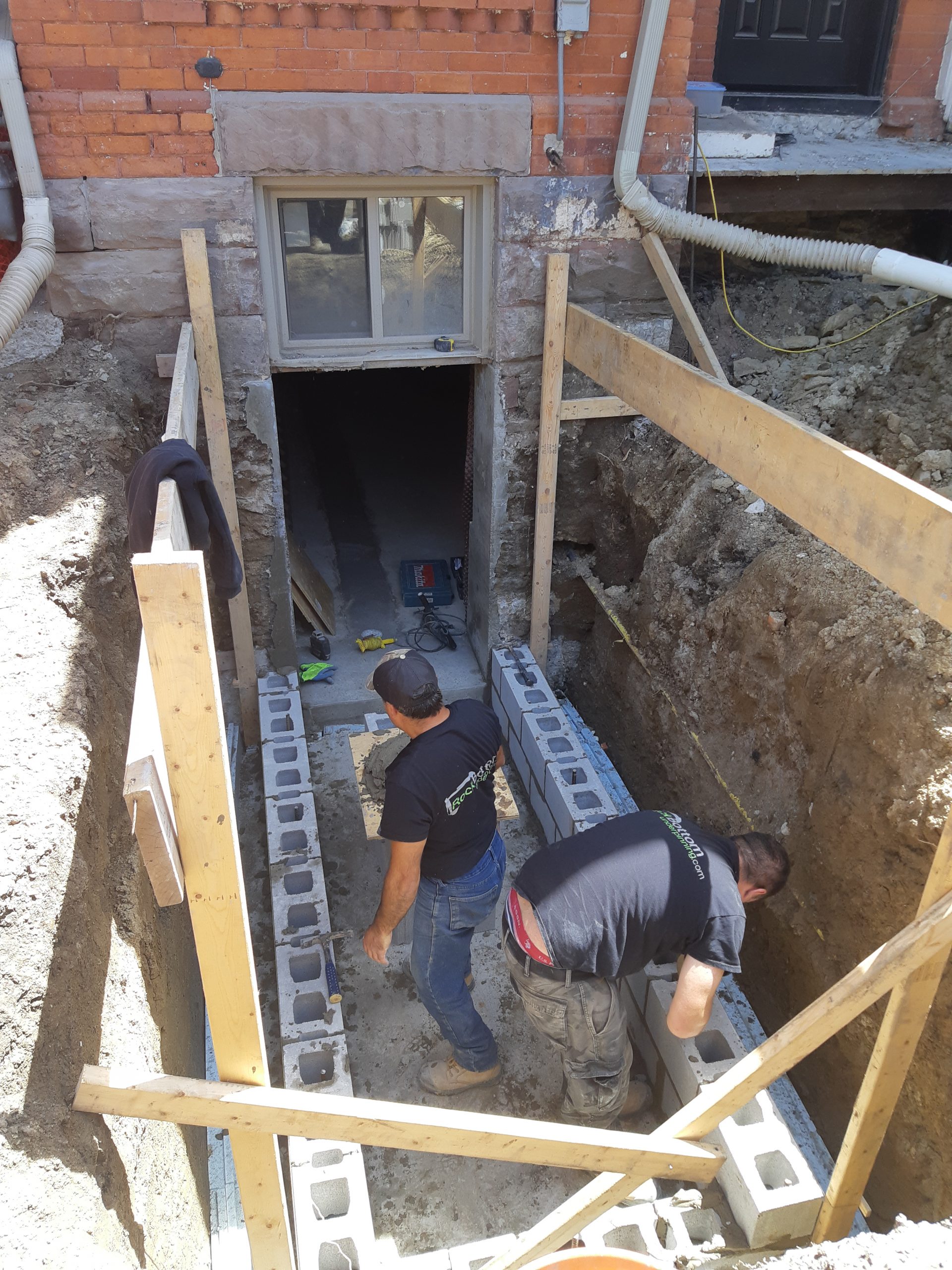 Basement underpinning — Major St, Toronto