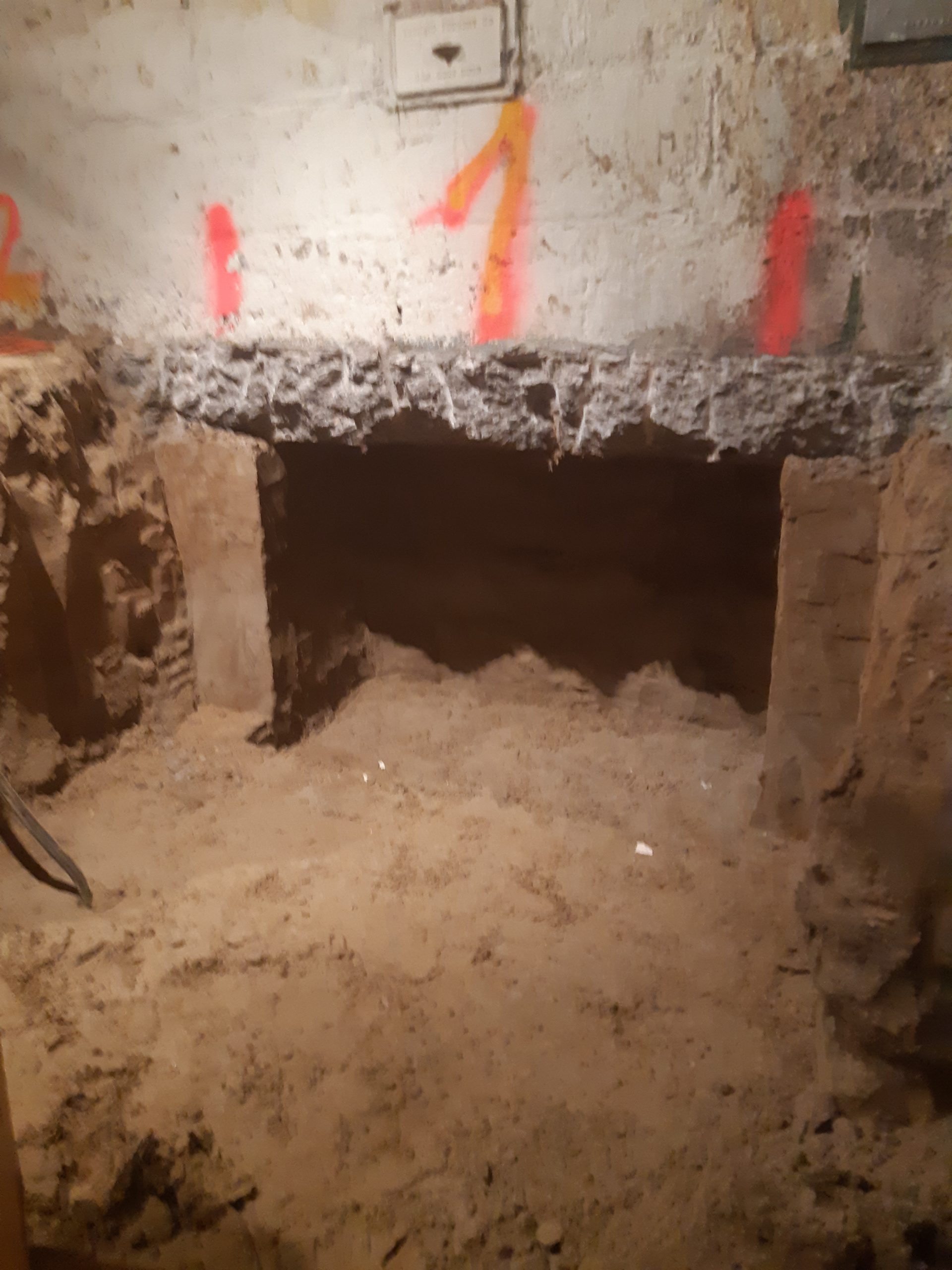 Basement underpinning — Willingdon Blvd, Toronto
