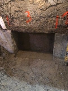 Basement underpinning — Rhodes Ave, Toronto