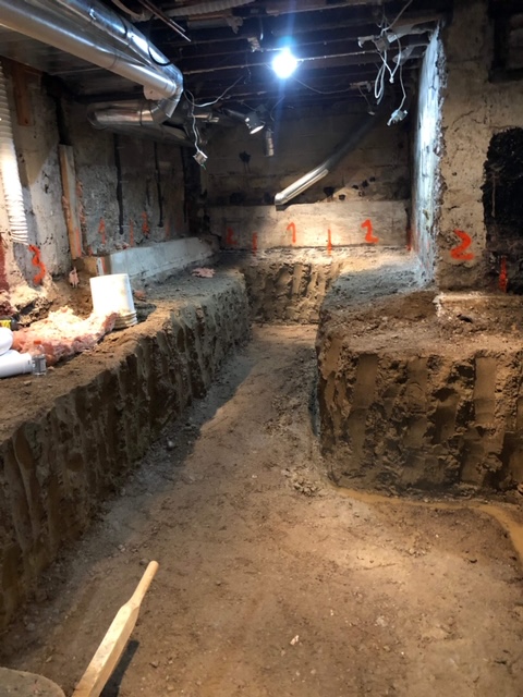Basement underpinning — Rhodes Ave, Toronto