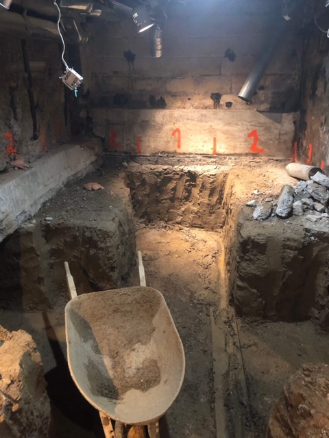 Basement underpinning — Rhodes Ave, Toronto