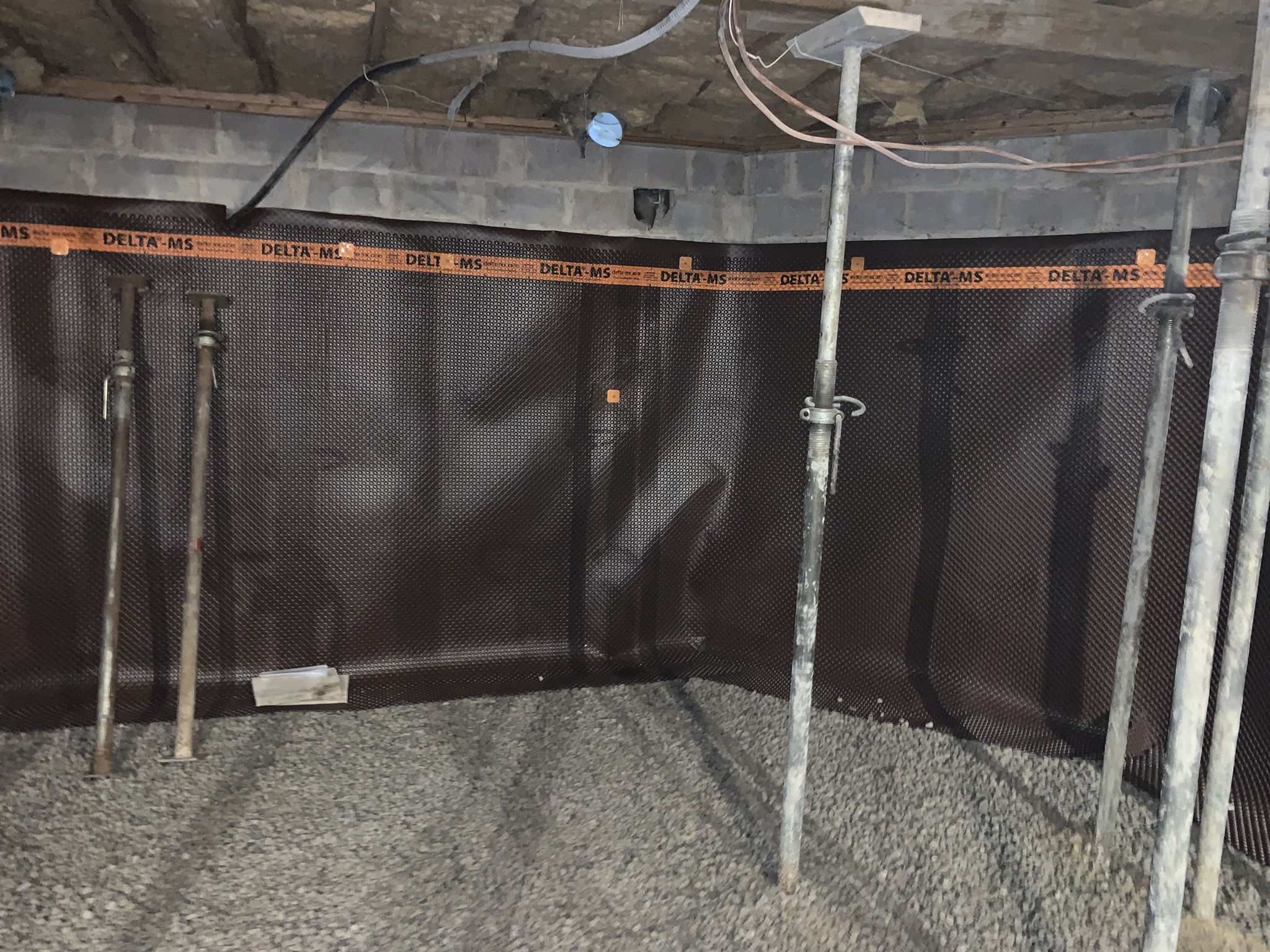 Basement underpinning — Willingdon Blvd, Toronto