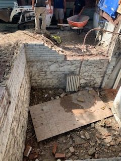 Basement underpinning — Walmer Ave, Toronto
