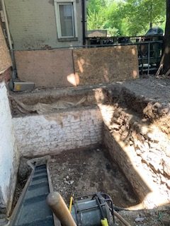 Basement underpinning — Walmer Ave, Toronto
