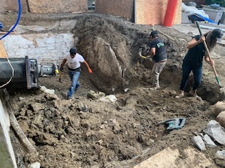 Basement underpinning — Walmer Ave, Toronto