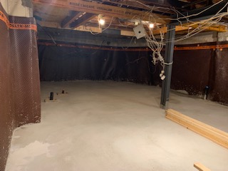Basement underpinning — Willingdon Blvd, Toronto