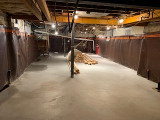 Basement underpinning — Willingdon Blvd, Toronto