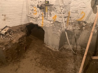 Basement underpinning — Annex, Toronto