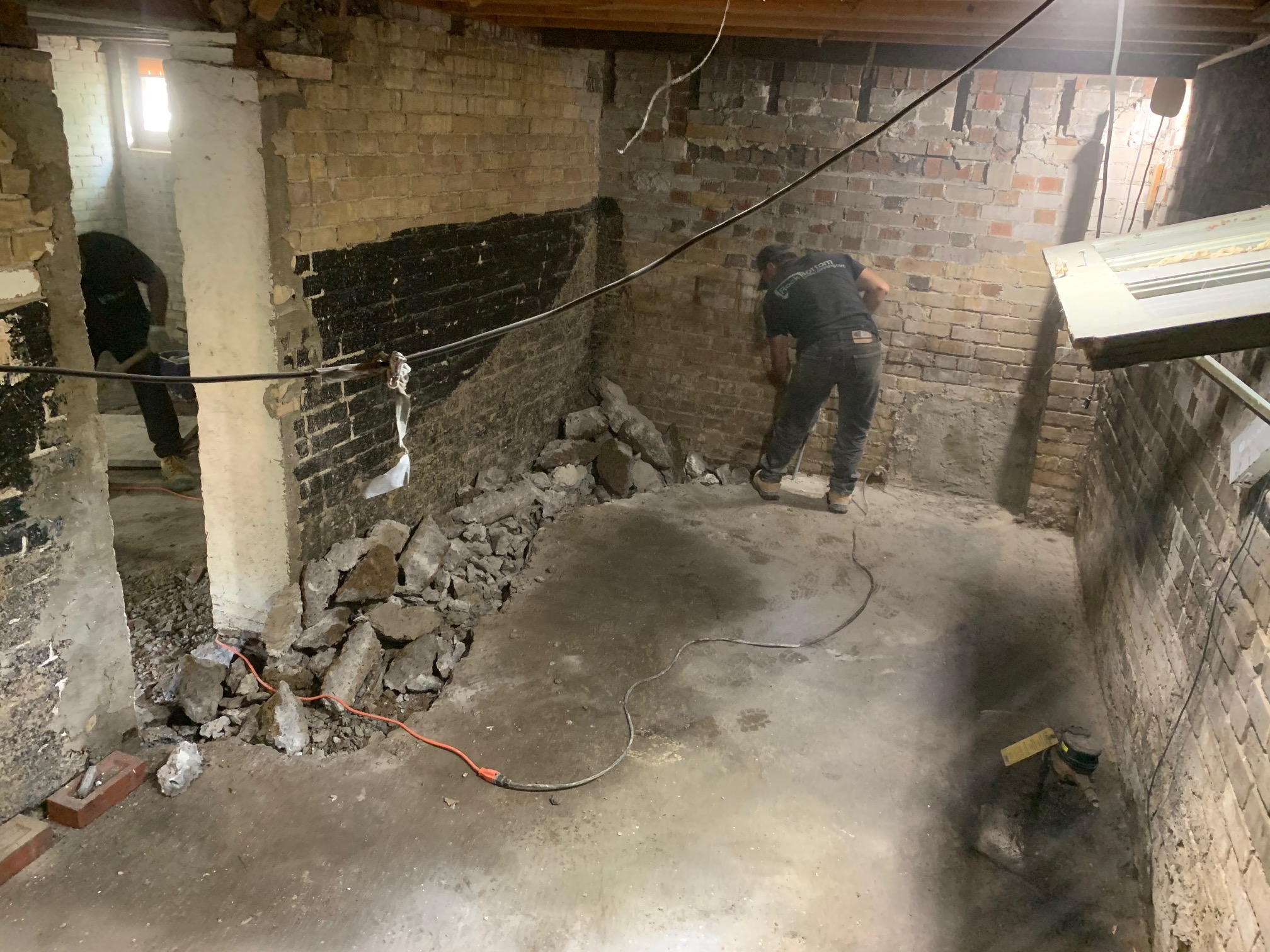 Basement underpinning — Golfdale Rd, Toronto