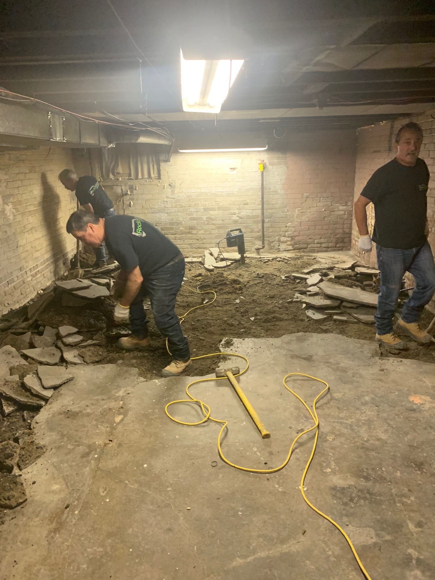 Basement underpinning — Richard Ave, Toronto