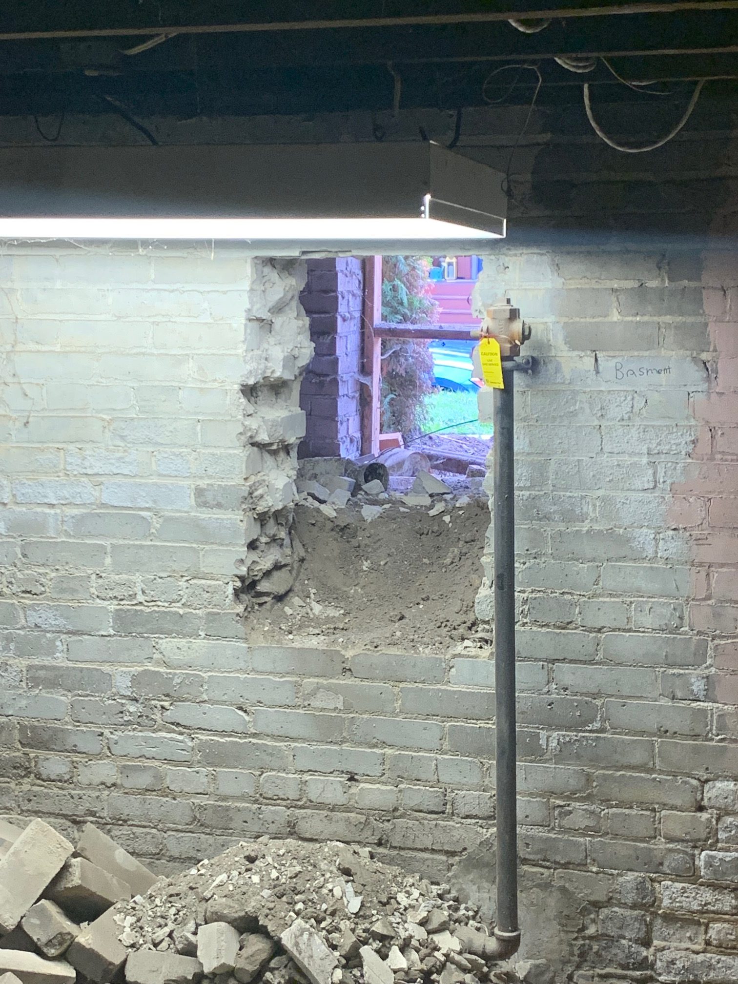 Basement underpinning — Richard Ave, Toronto