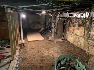 Basement underpinning — Osler St, Toronto