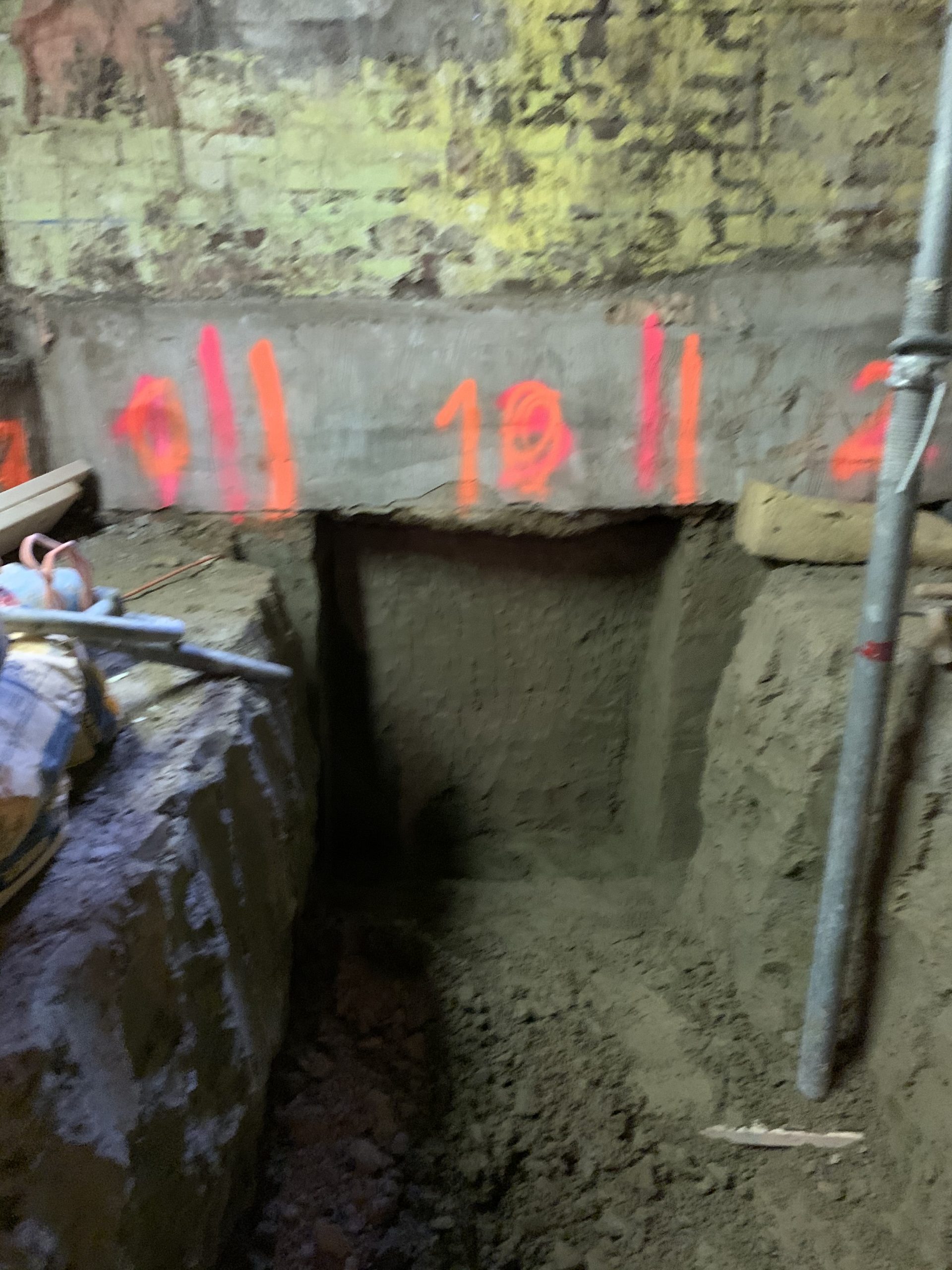 Basement underpinning — Osler St, Toronto