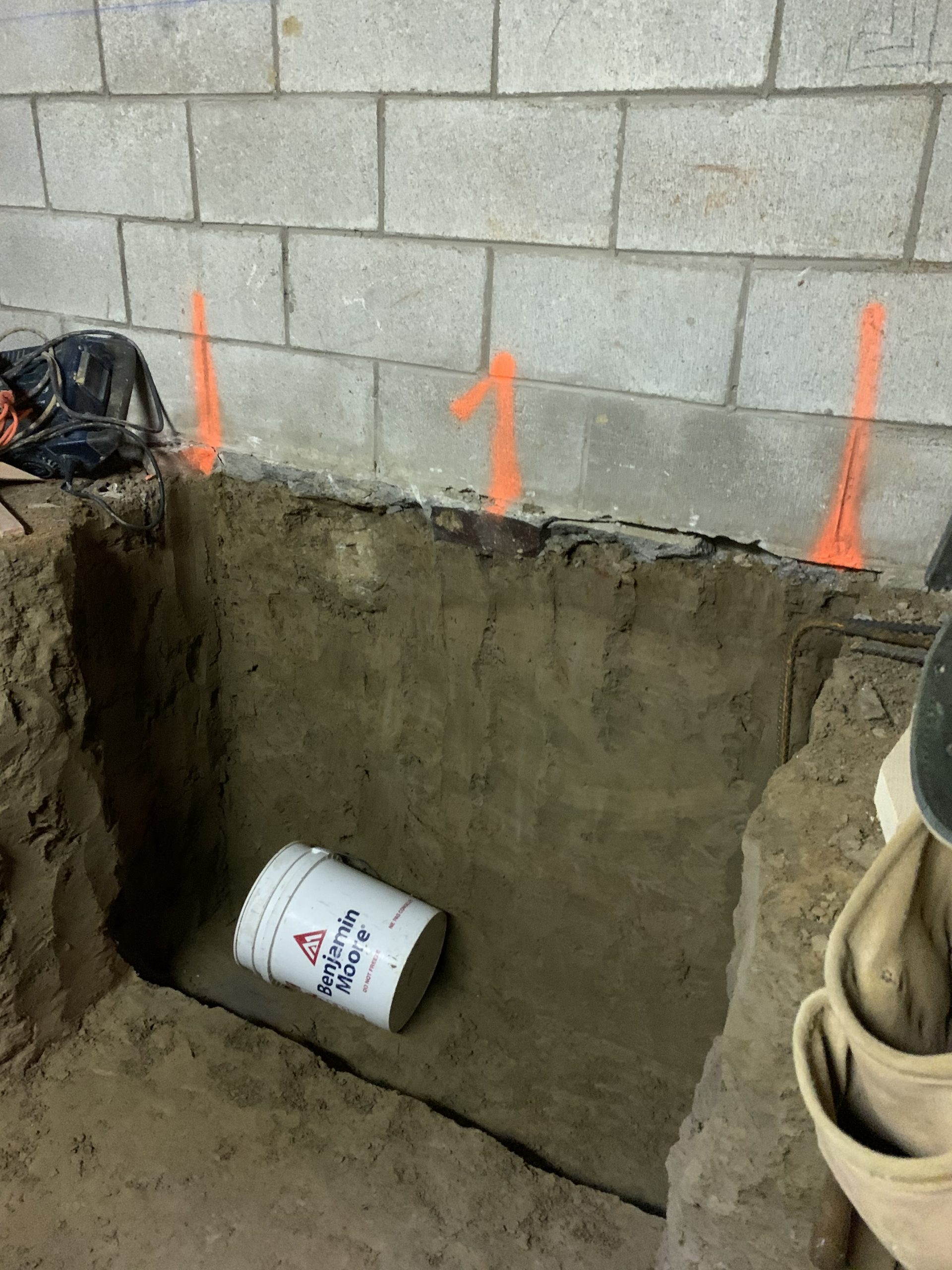 Basement underpinning — Osler St, Toronto