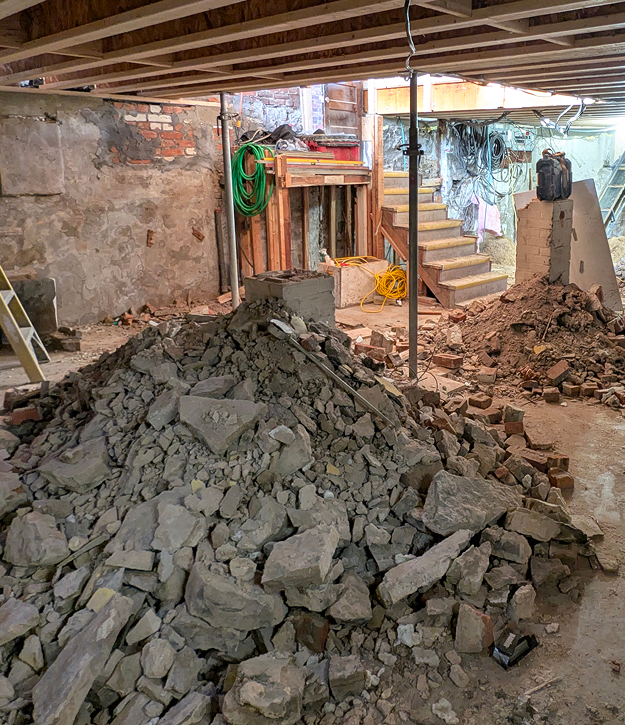 On Site — Toronto Basement Lowering Project