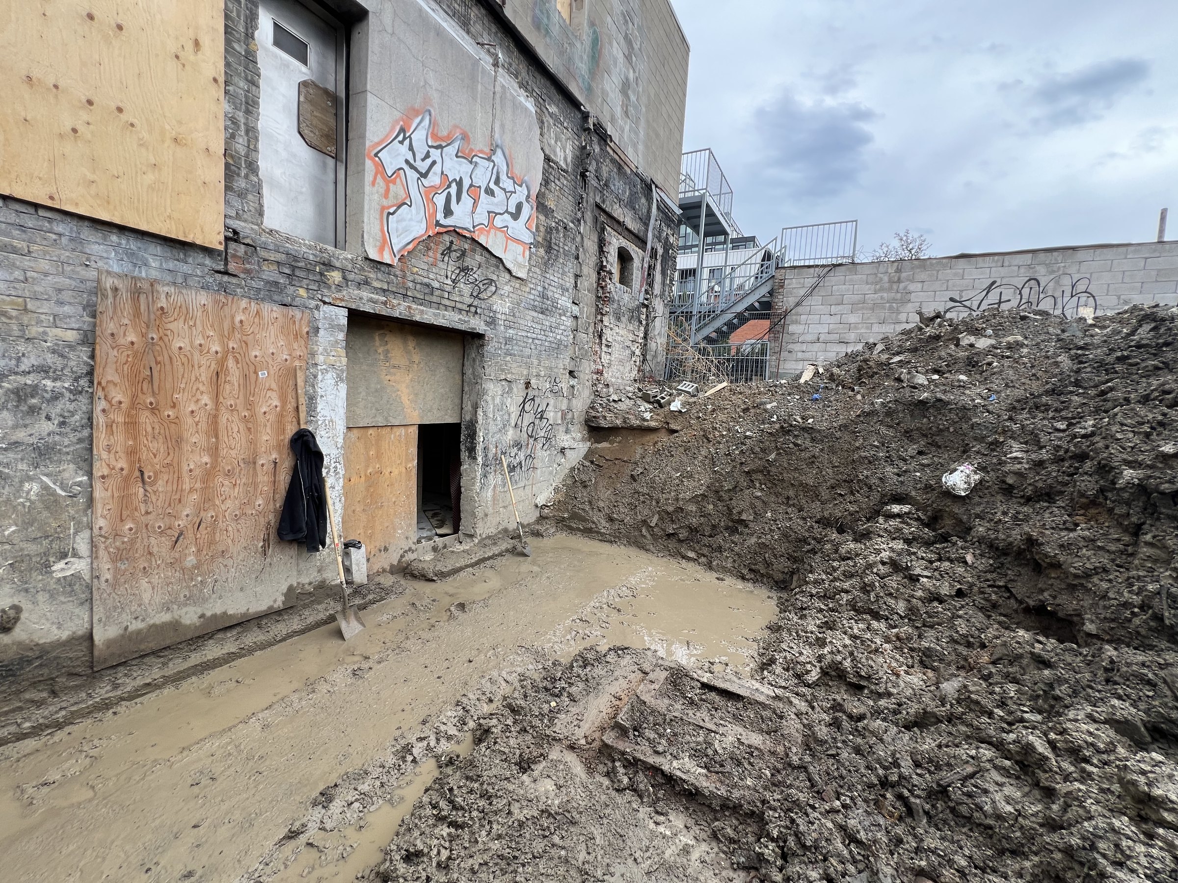 Basement underpinning — New Toronto