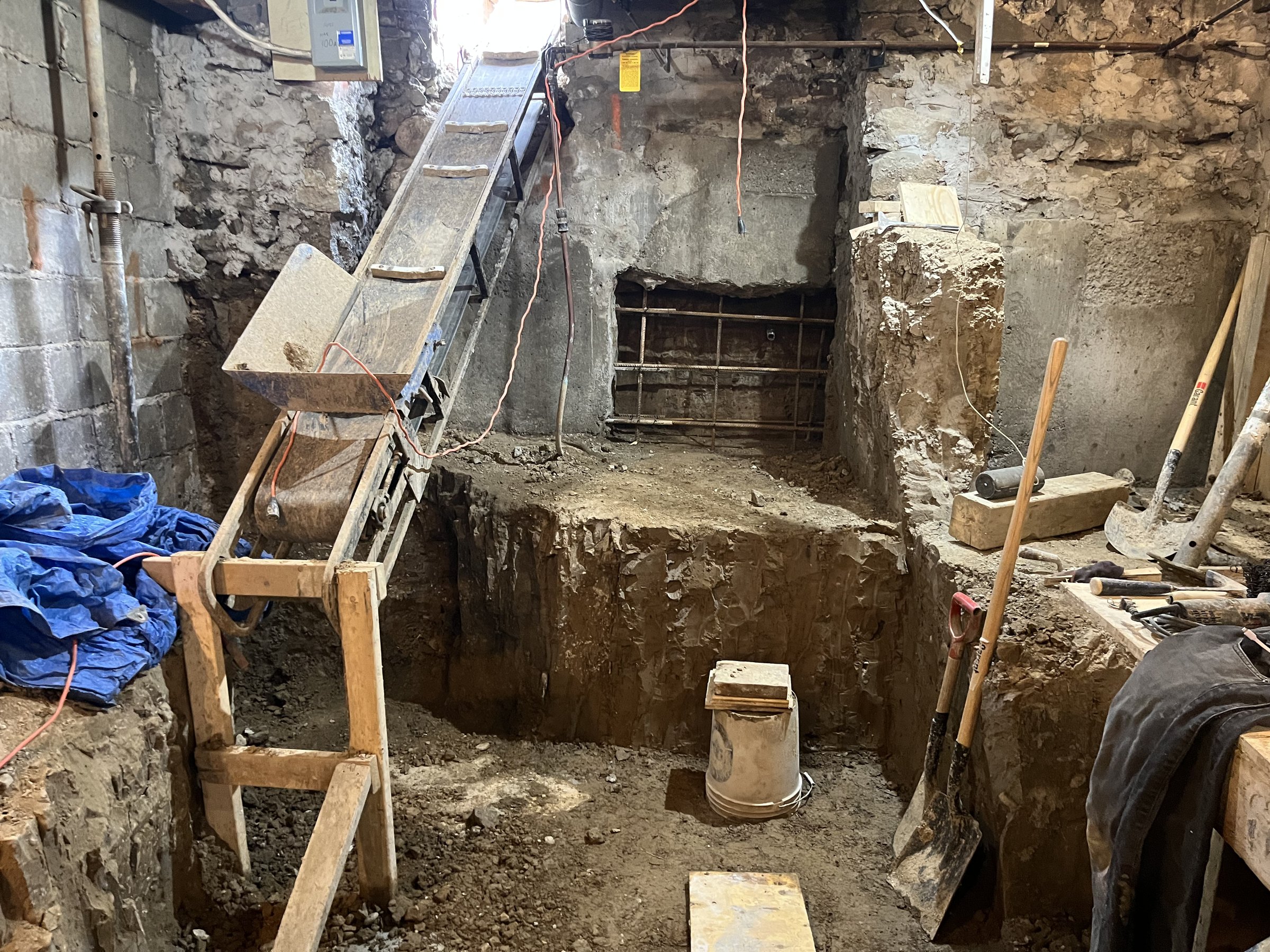 Basement underpinning — King West, Toronto