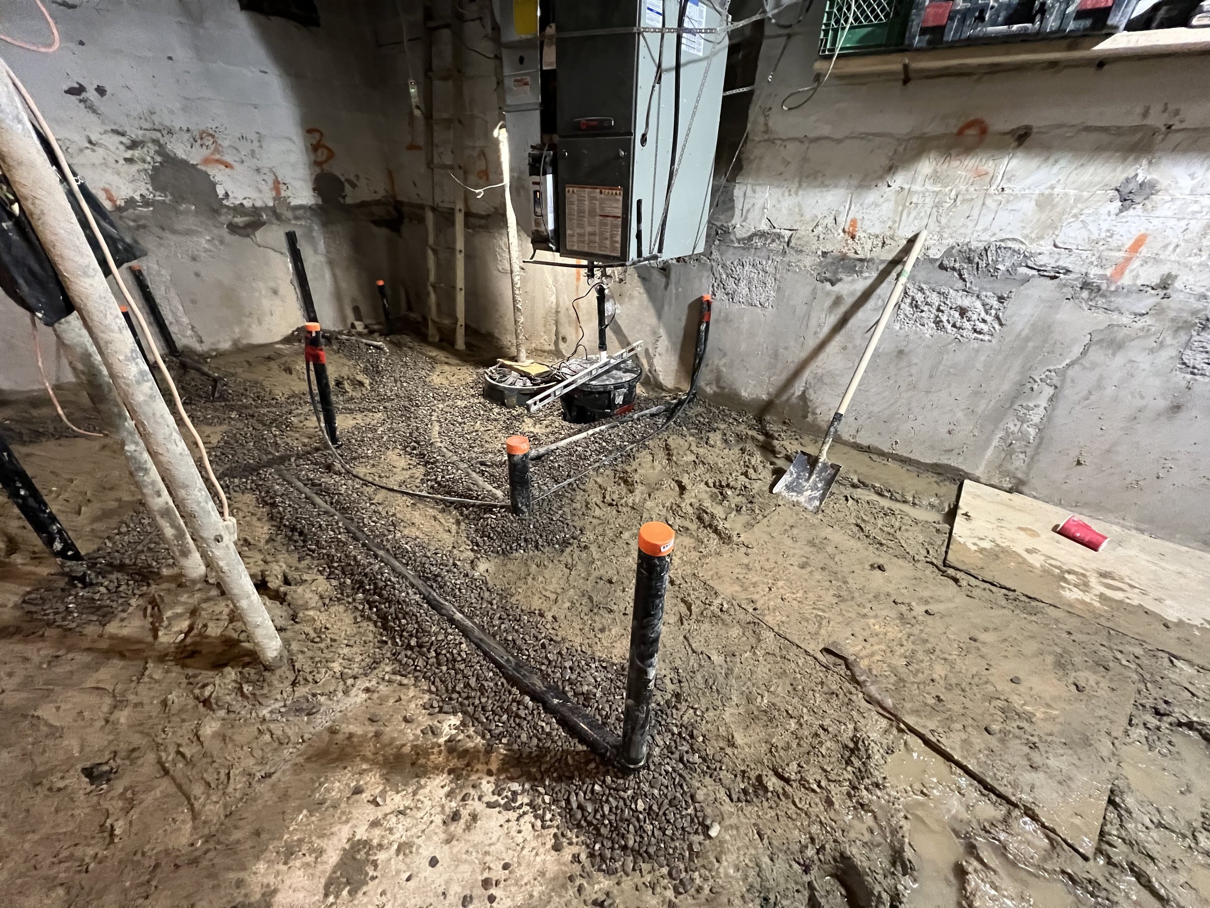 Basement underpinning — New Toronto