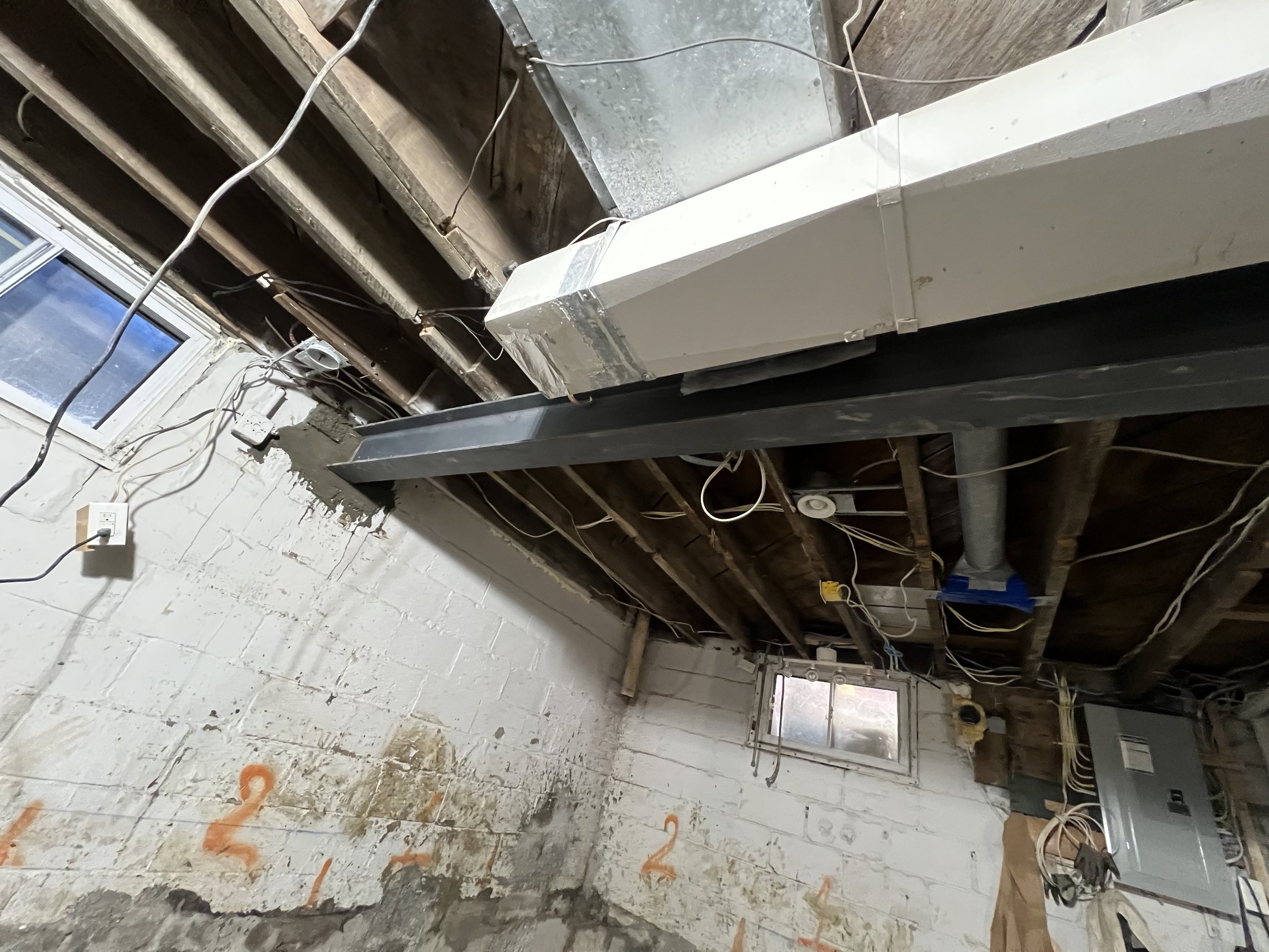 Basement underpinning — New Toronto