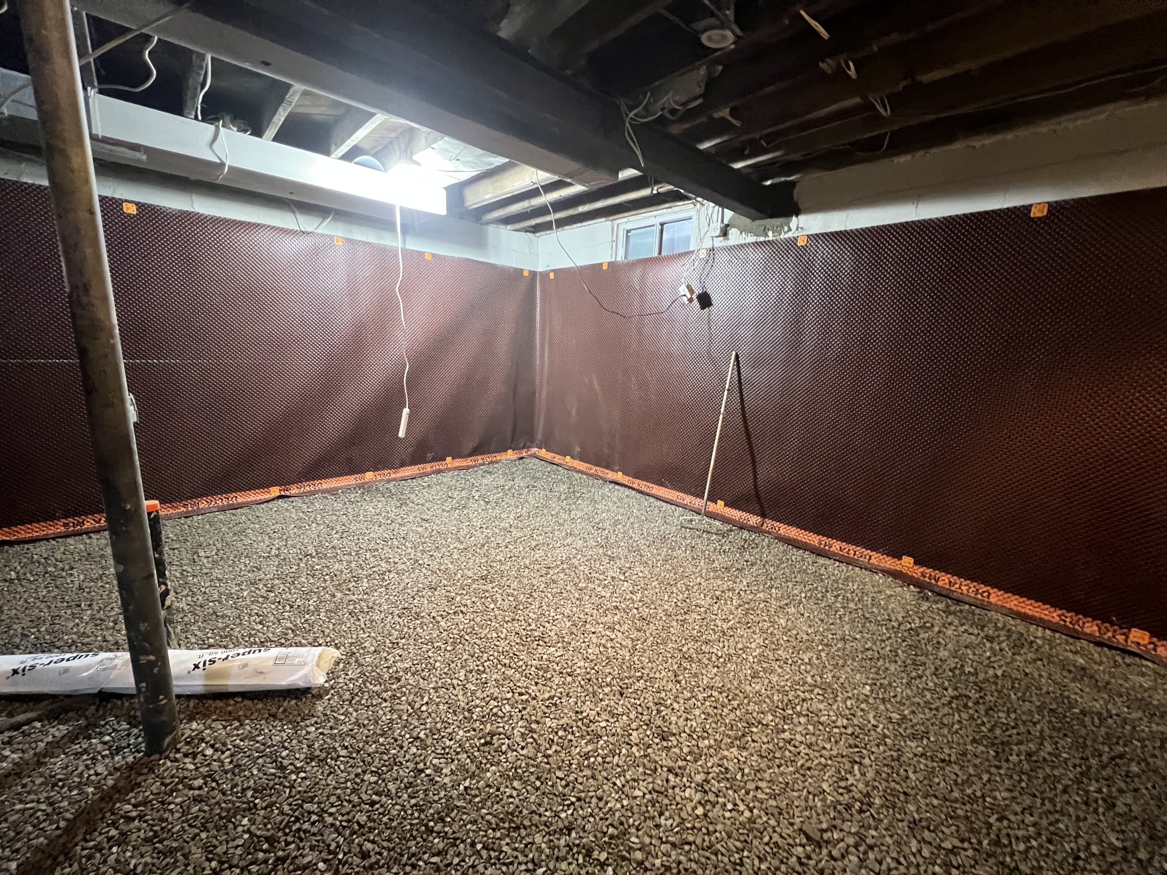 Basement underpinning — New Toronto