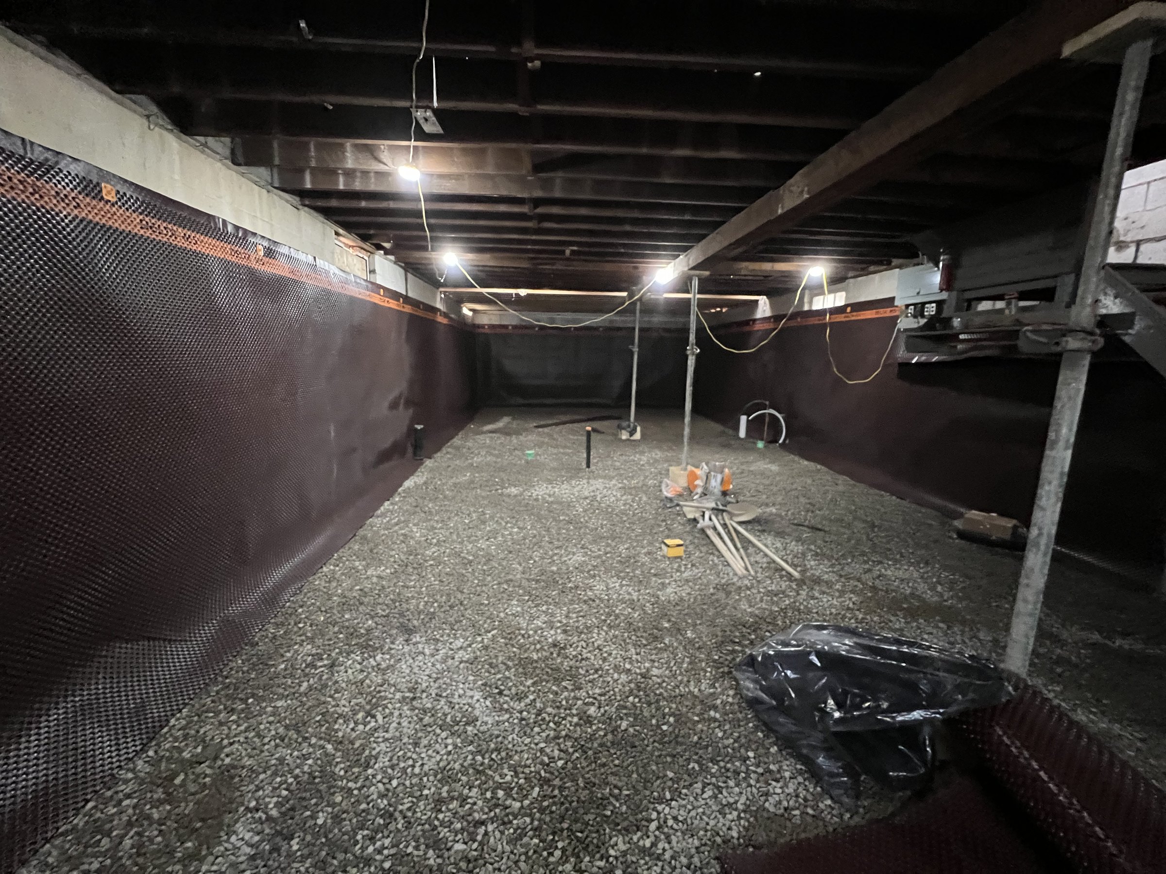 Basement underpinning — New Toronto