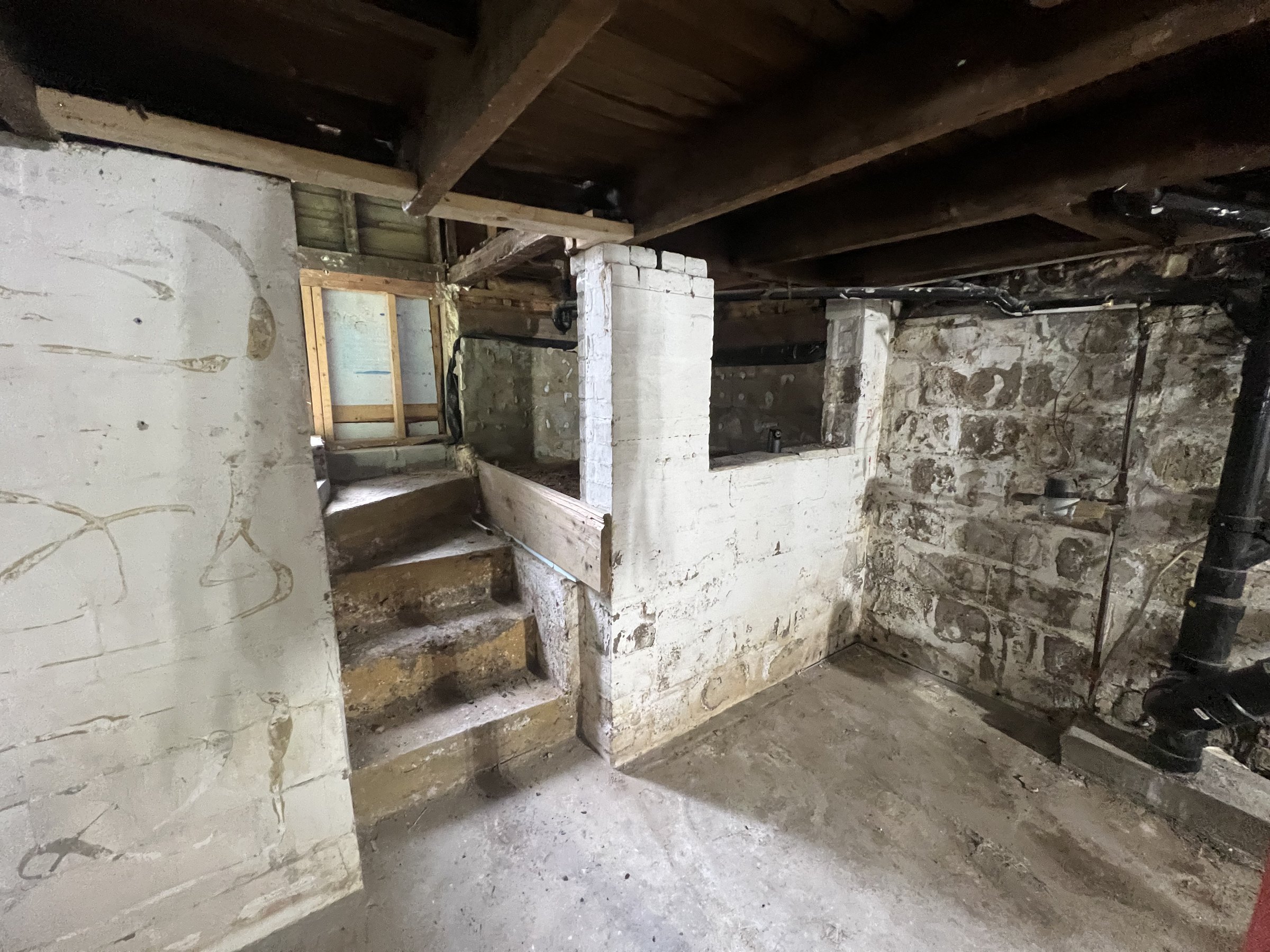 Basement underpinning project — The Beaches, Toronto