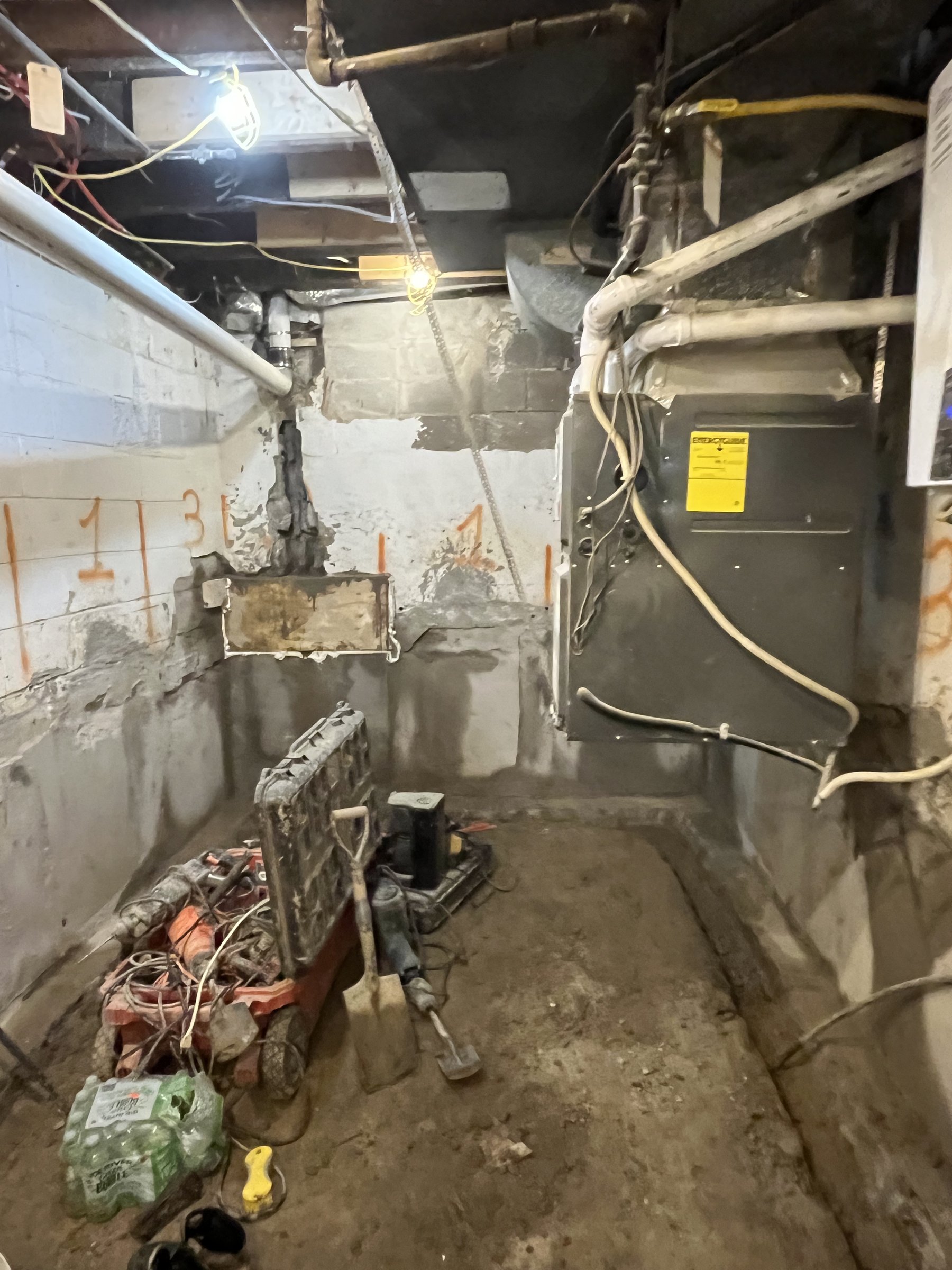 Basement underpinning — King West, Toronto