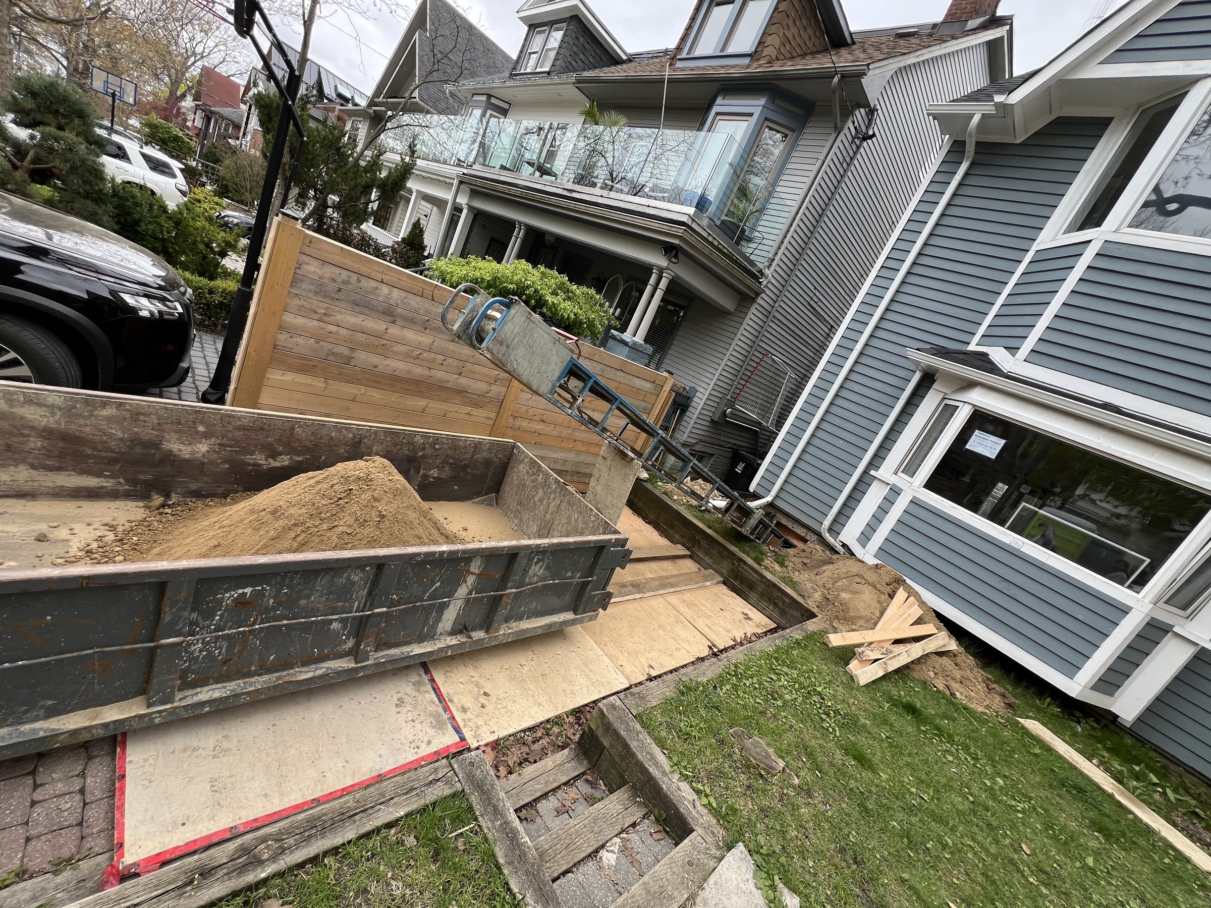 Basement underpinning — The Beaches, Toronto