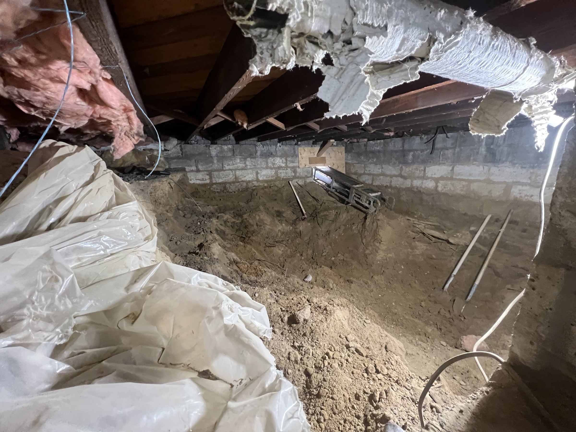 Basement underpinning — The Beaches, Toronto