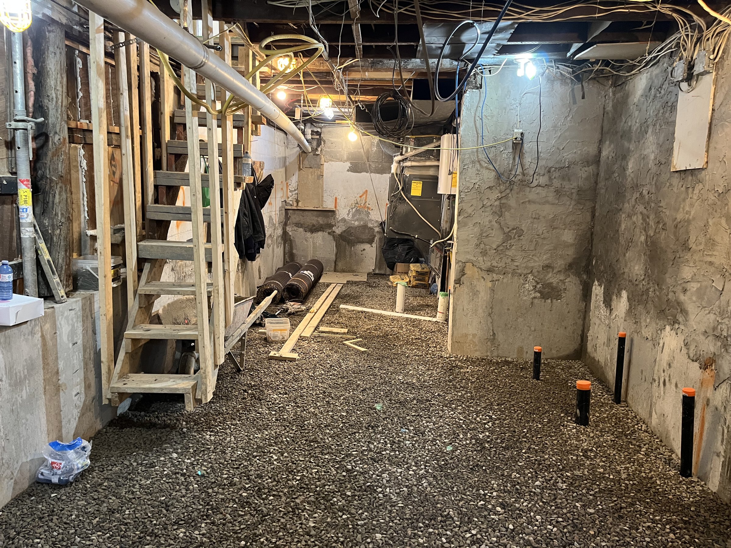 Basement underpinning — King West, Toronto