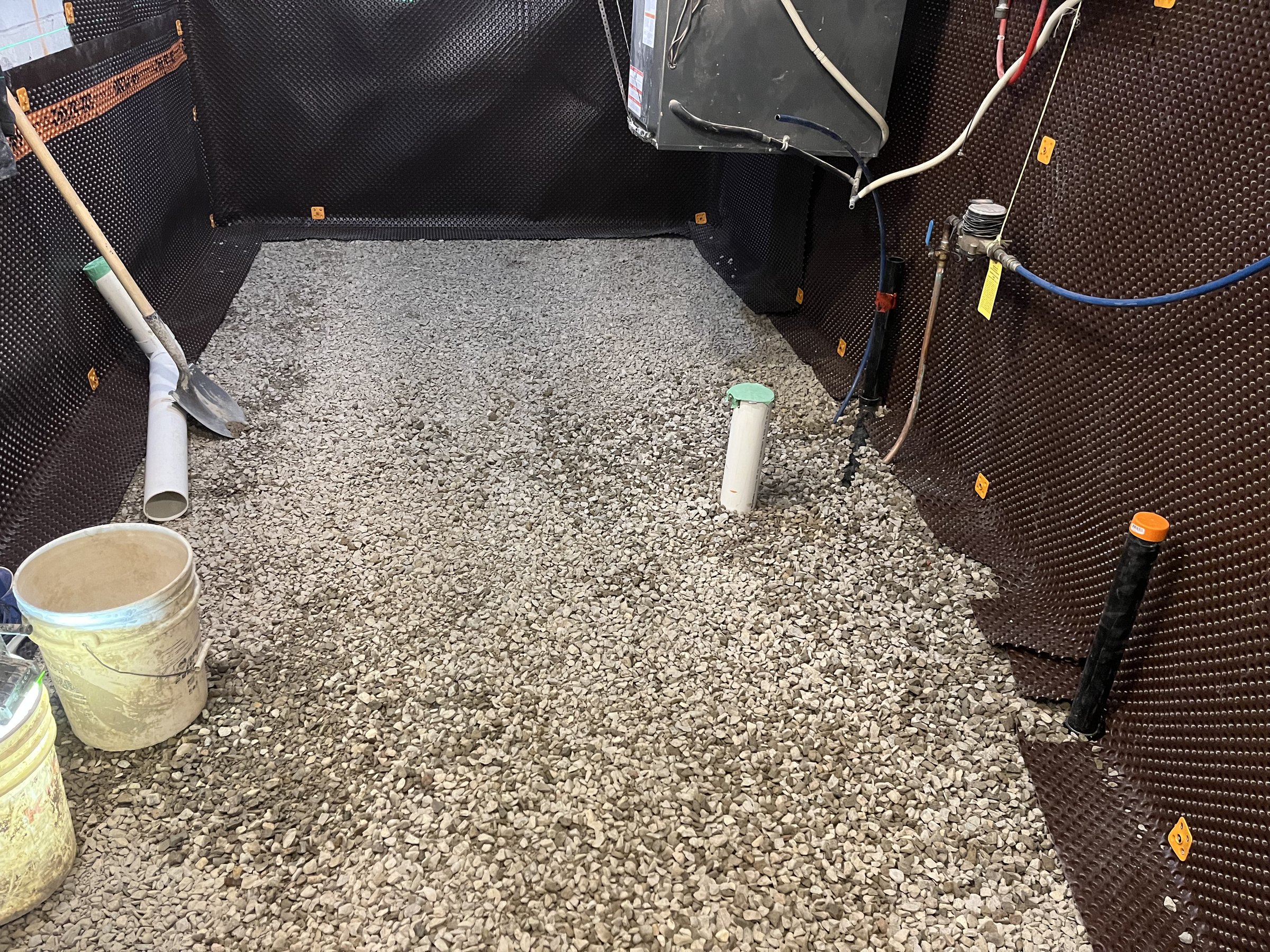 Basement underpinning project — King West, Toronto