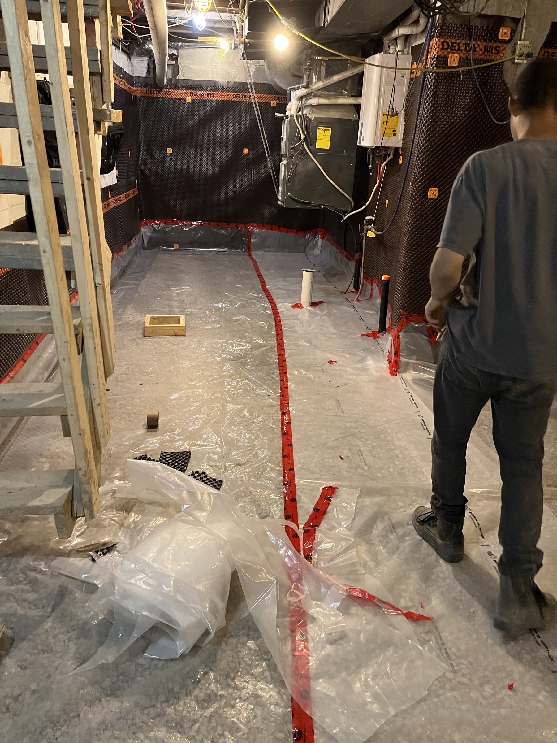 Basement underpinning — King West, Toronto