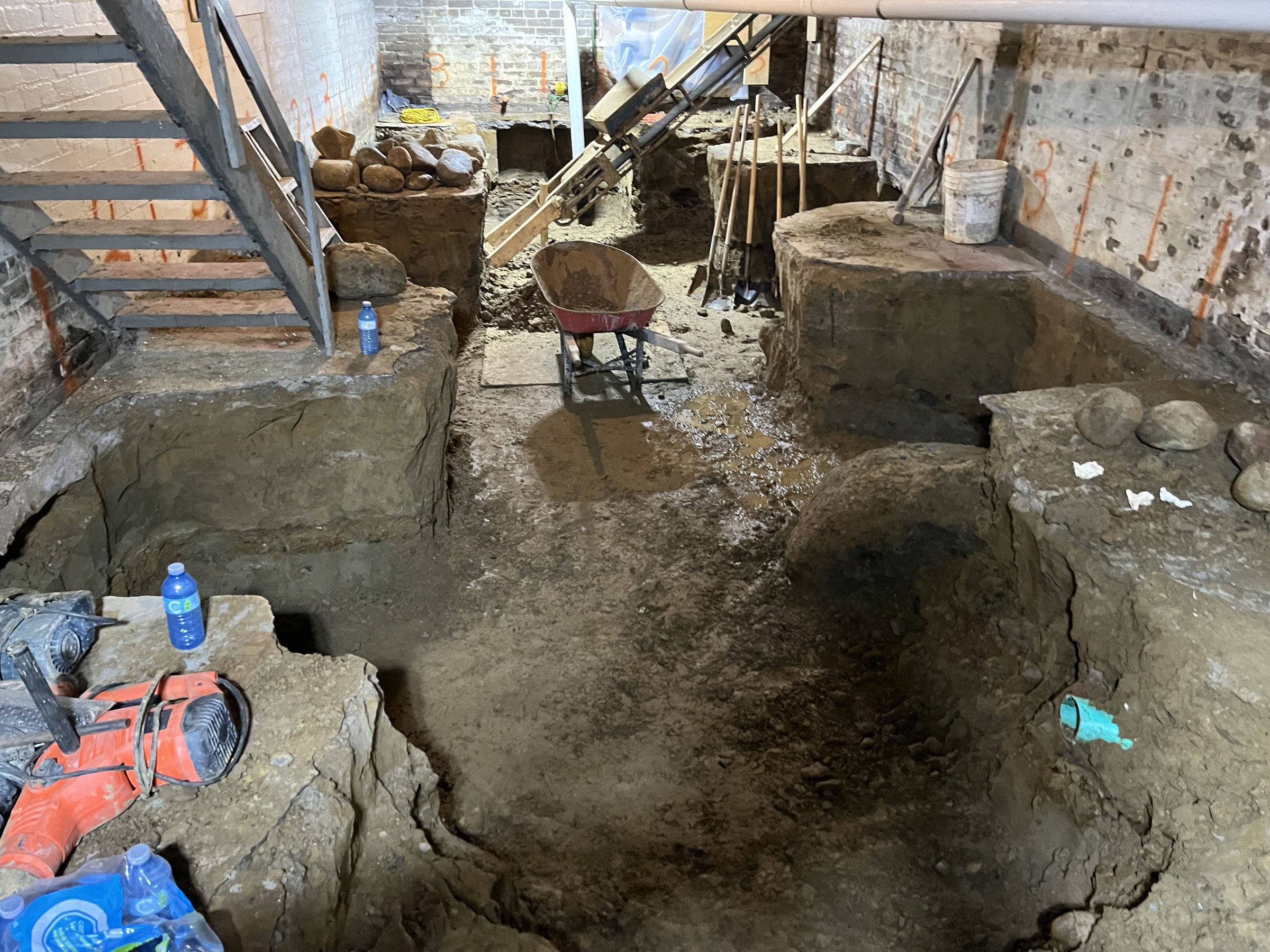 Basement underpinning — Broadview North, Toronto