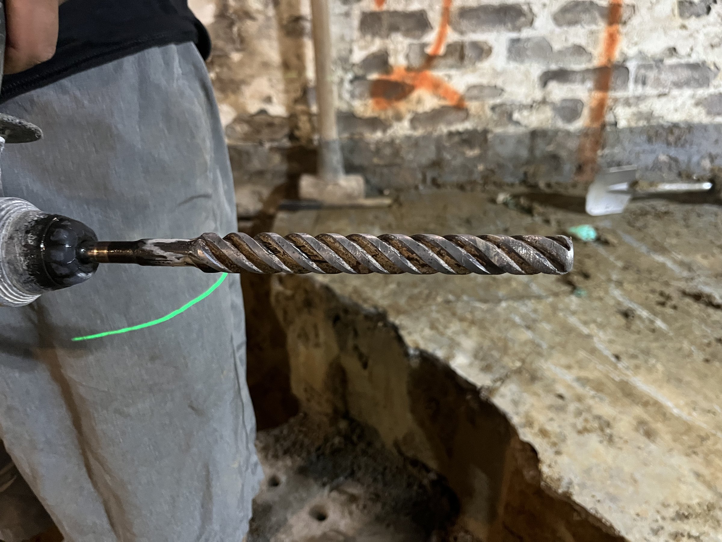 Basement underpinning — Broadview North, Toronto