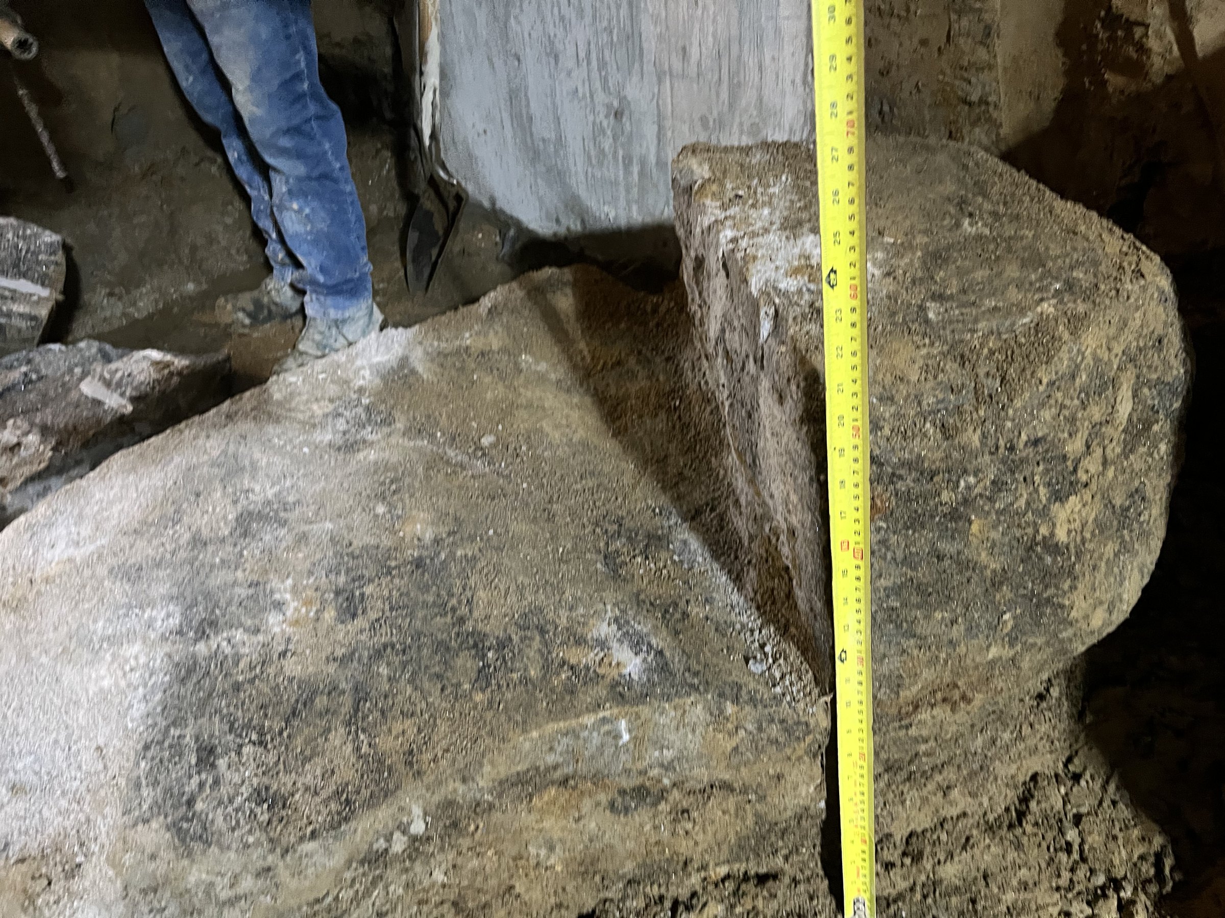 Basement underpinning — Broadview North, Toronto