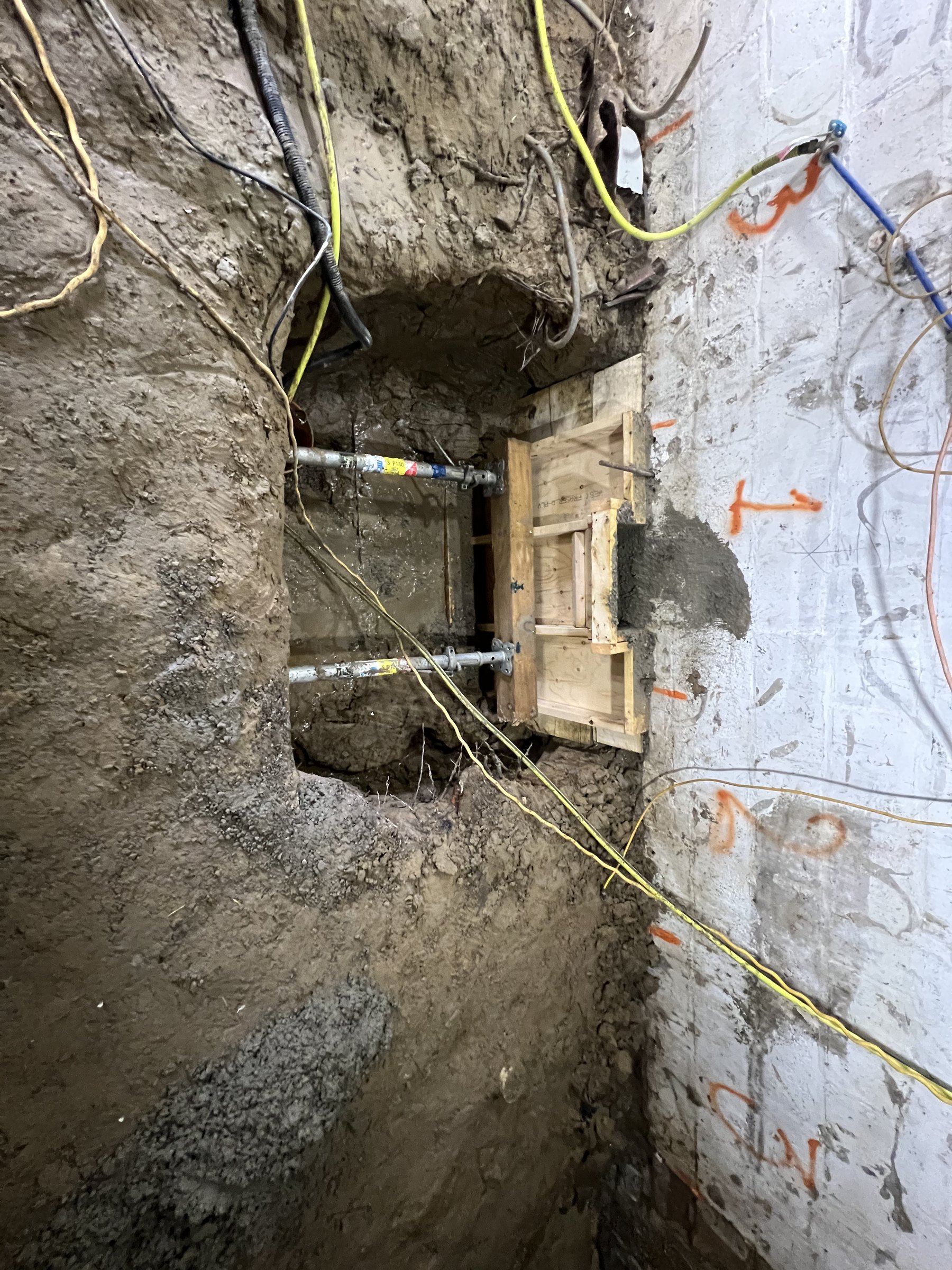 Basement underpinning — The Beaches, Toronto