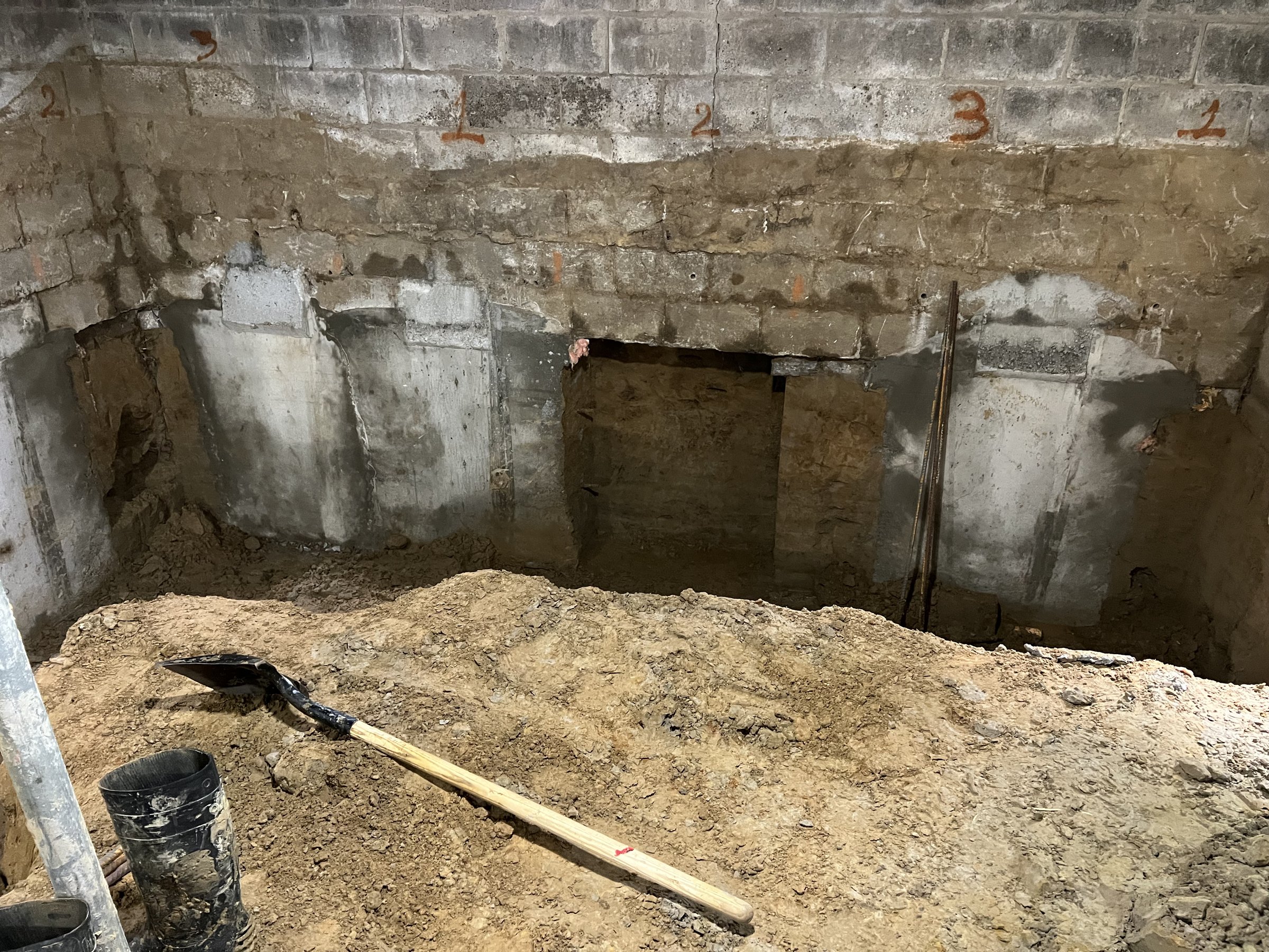 Basement underpinning — The Beaches, Toronto