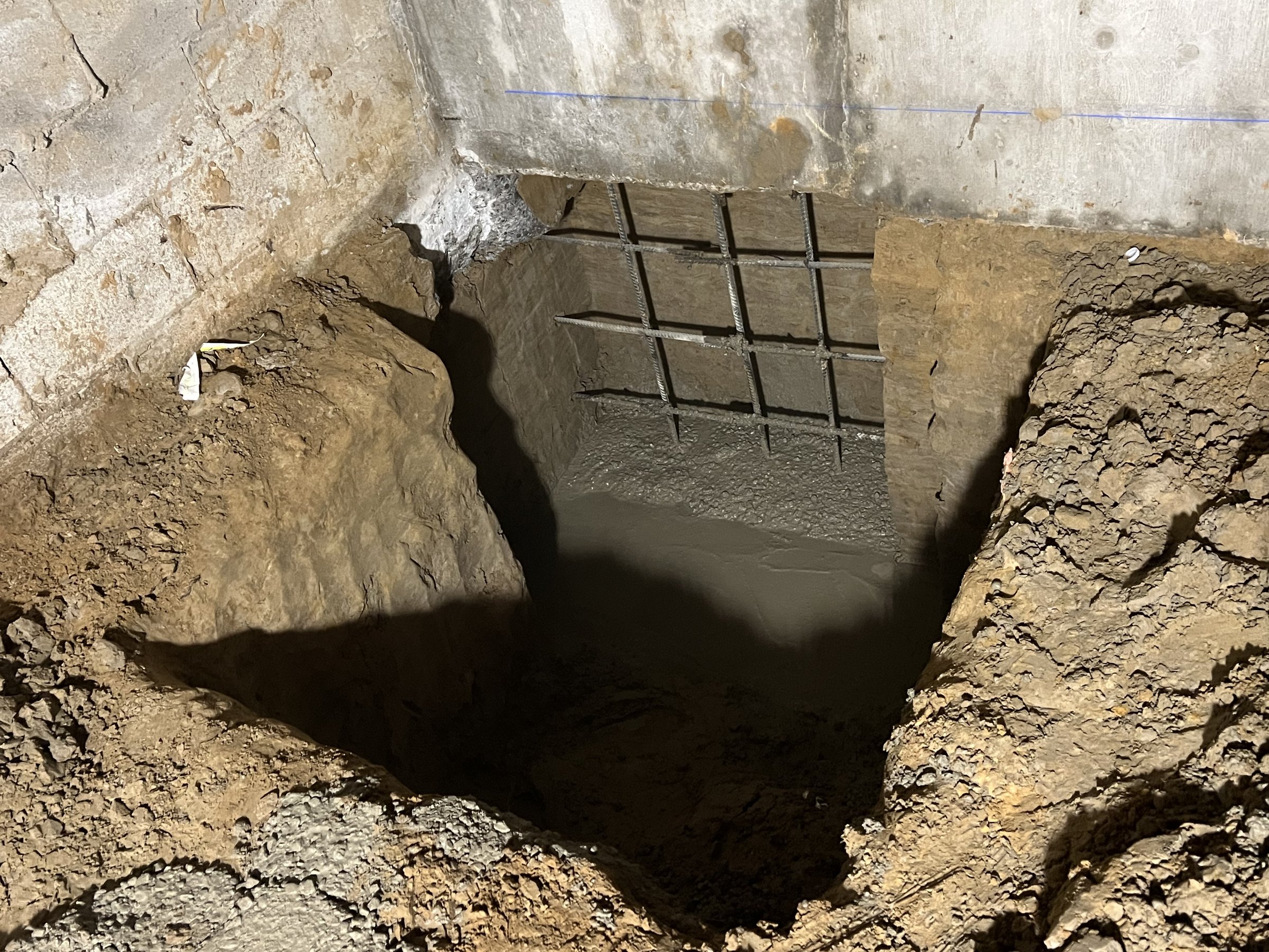 Basement underpinning — The Beaches, Toronto
