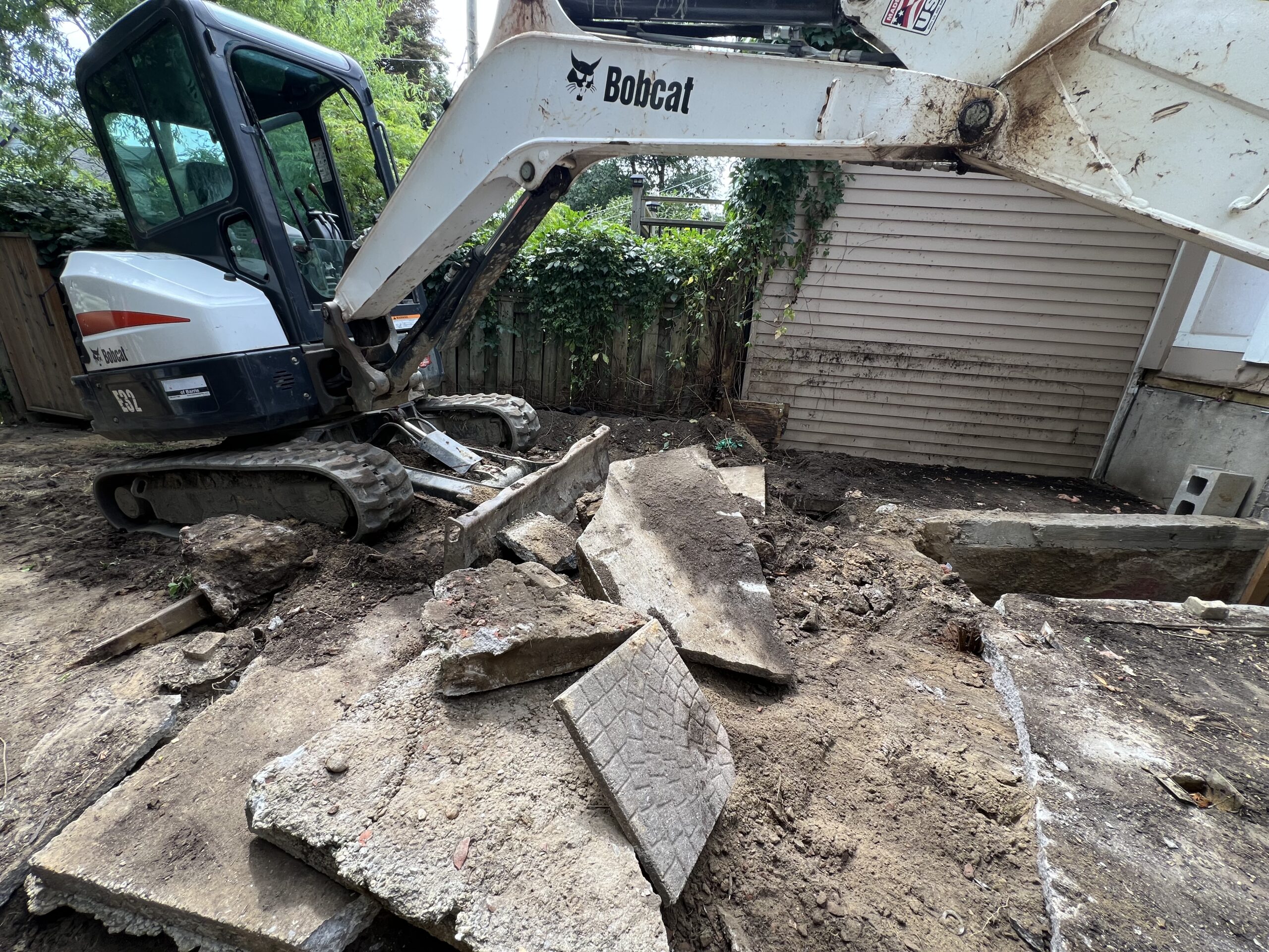 Basement underpinning — Blake-Jones, Toronto