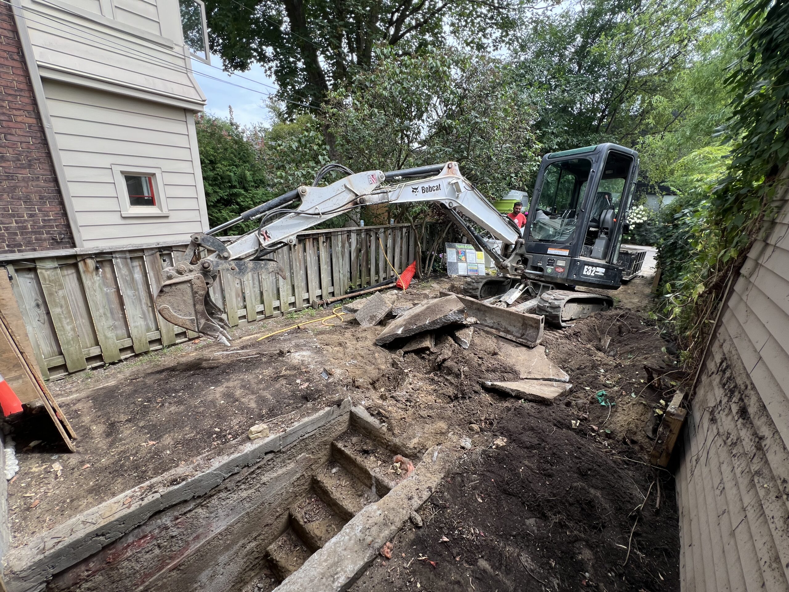 Basement underpinning — Blake-Jones, Toronto