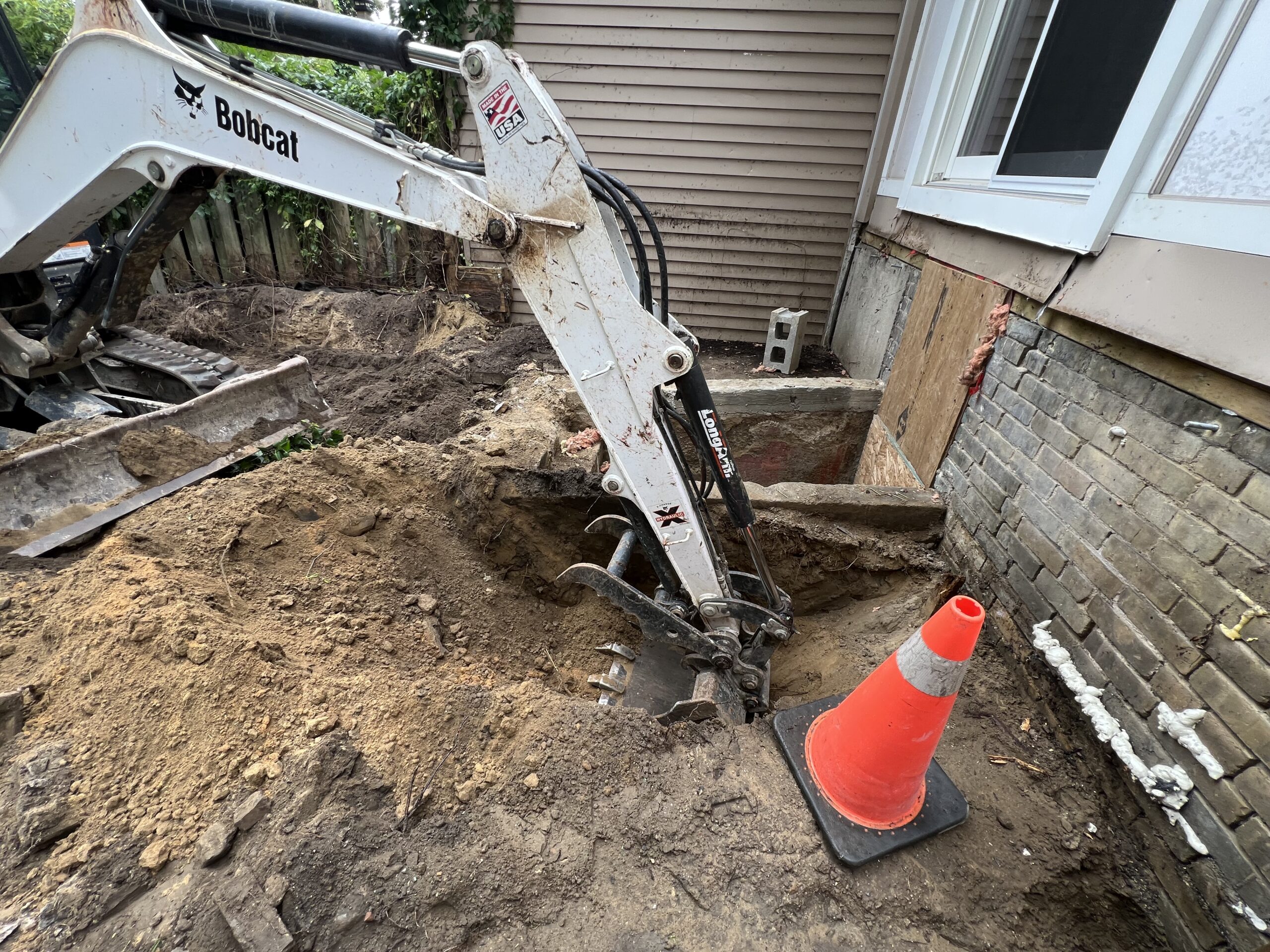 Basement underpinning — Blake-Jones, Toronto