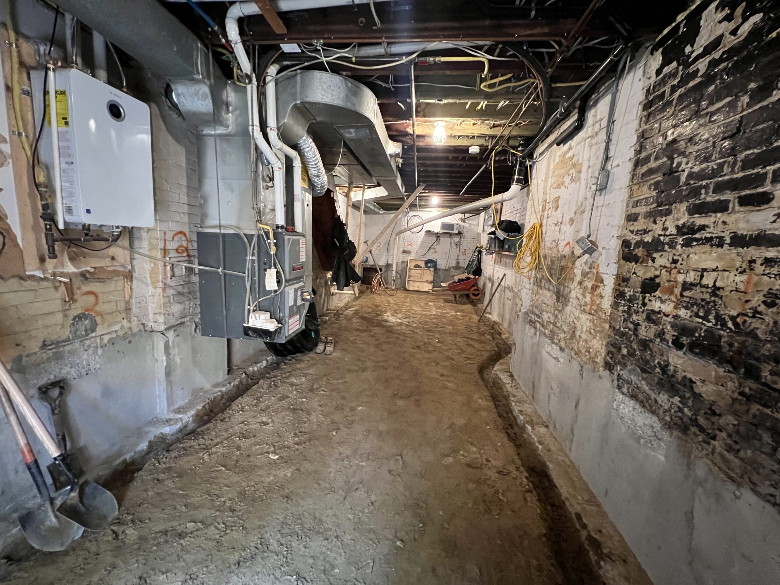 Basement underpinning — Blake-Jones, Toronto