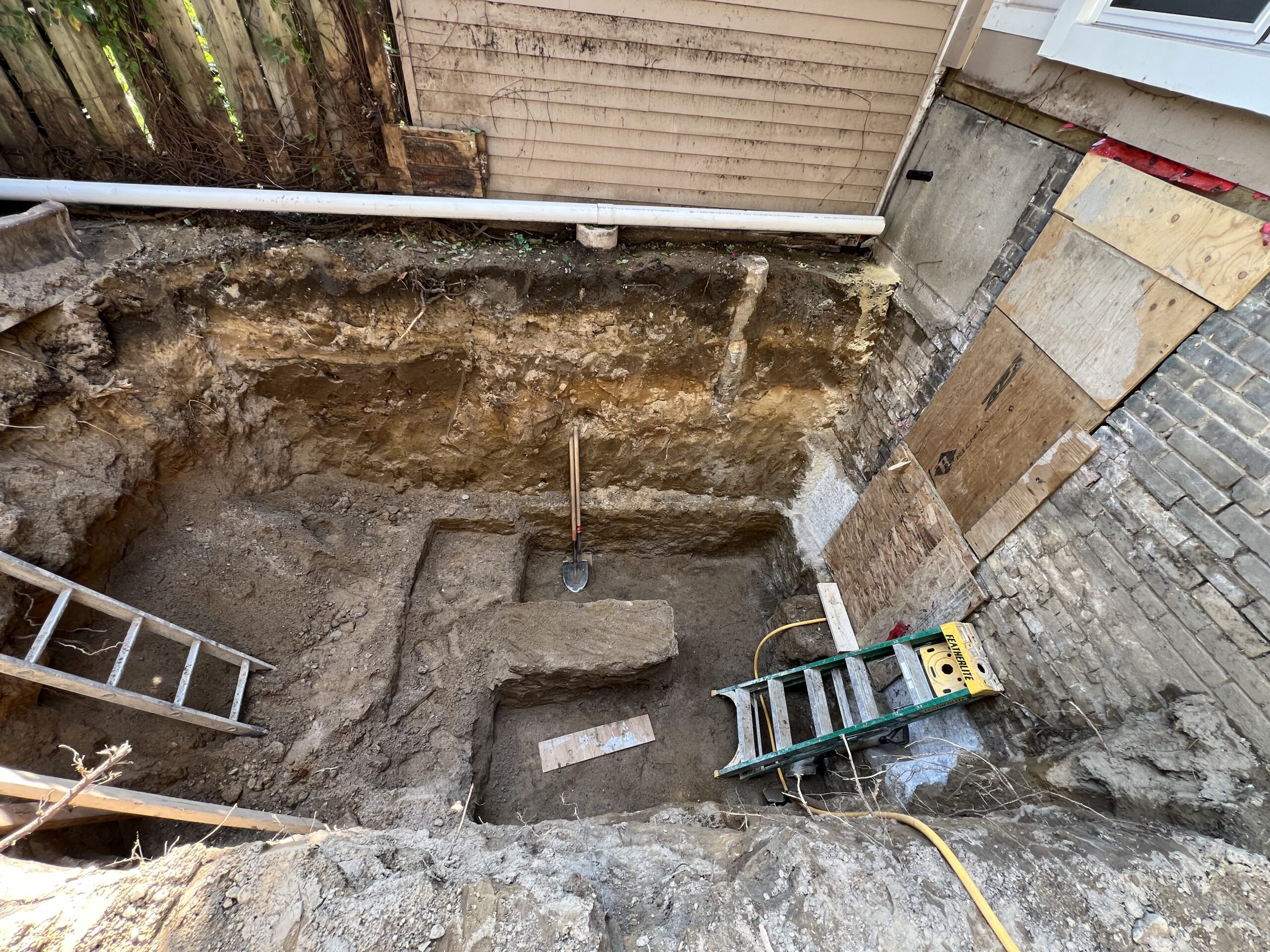 Basement underpinning — Blake-Jones, Toronto