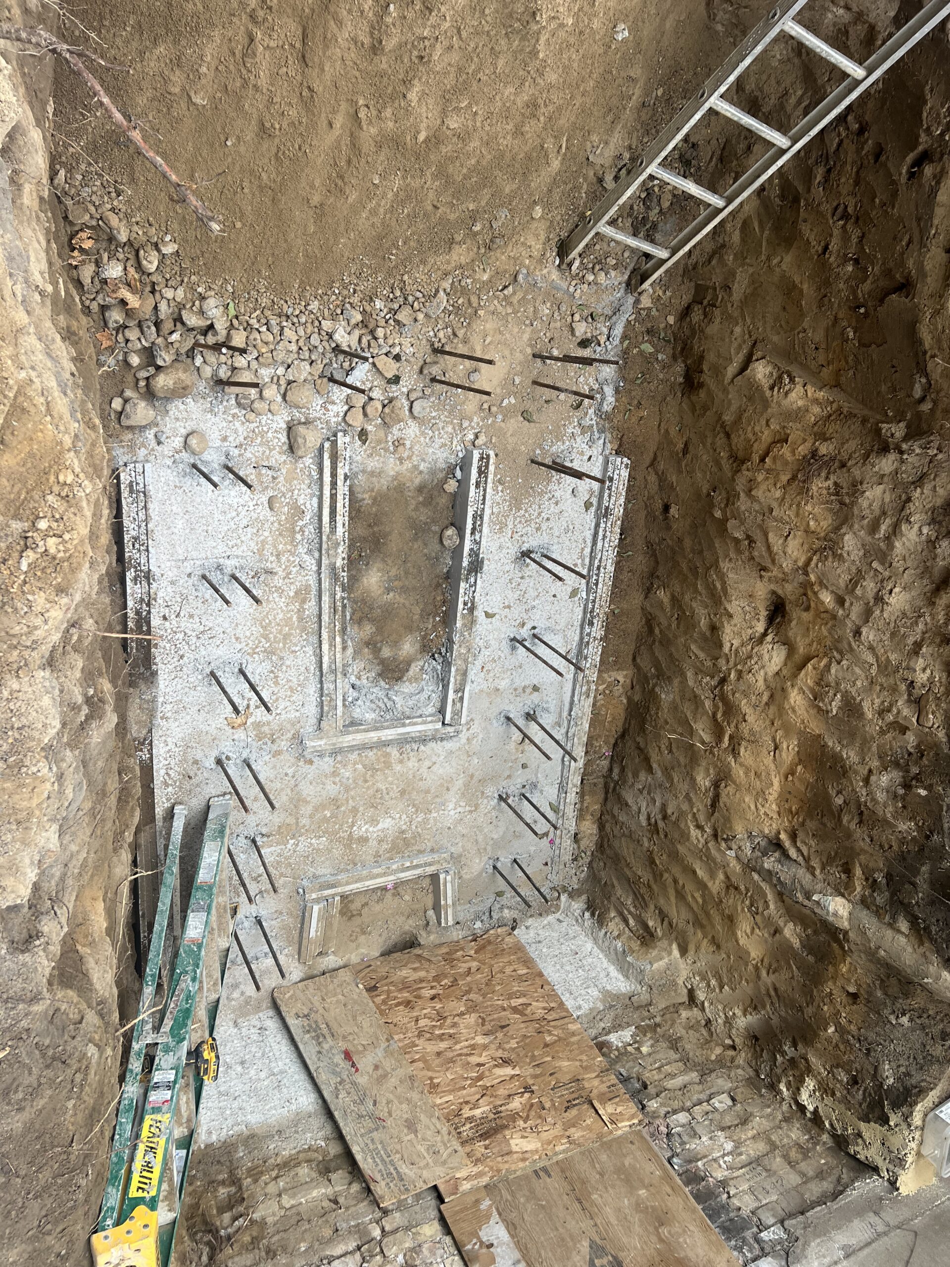 Basement underpinning — Blake-Jones, Toronto
