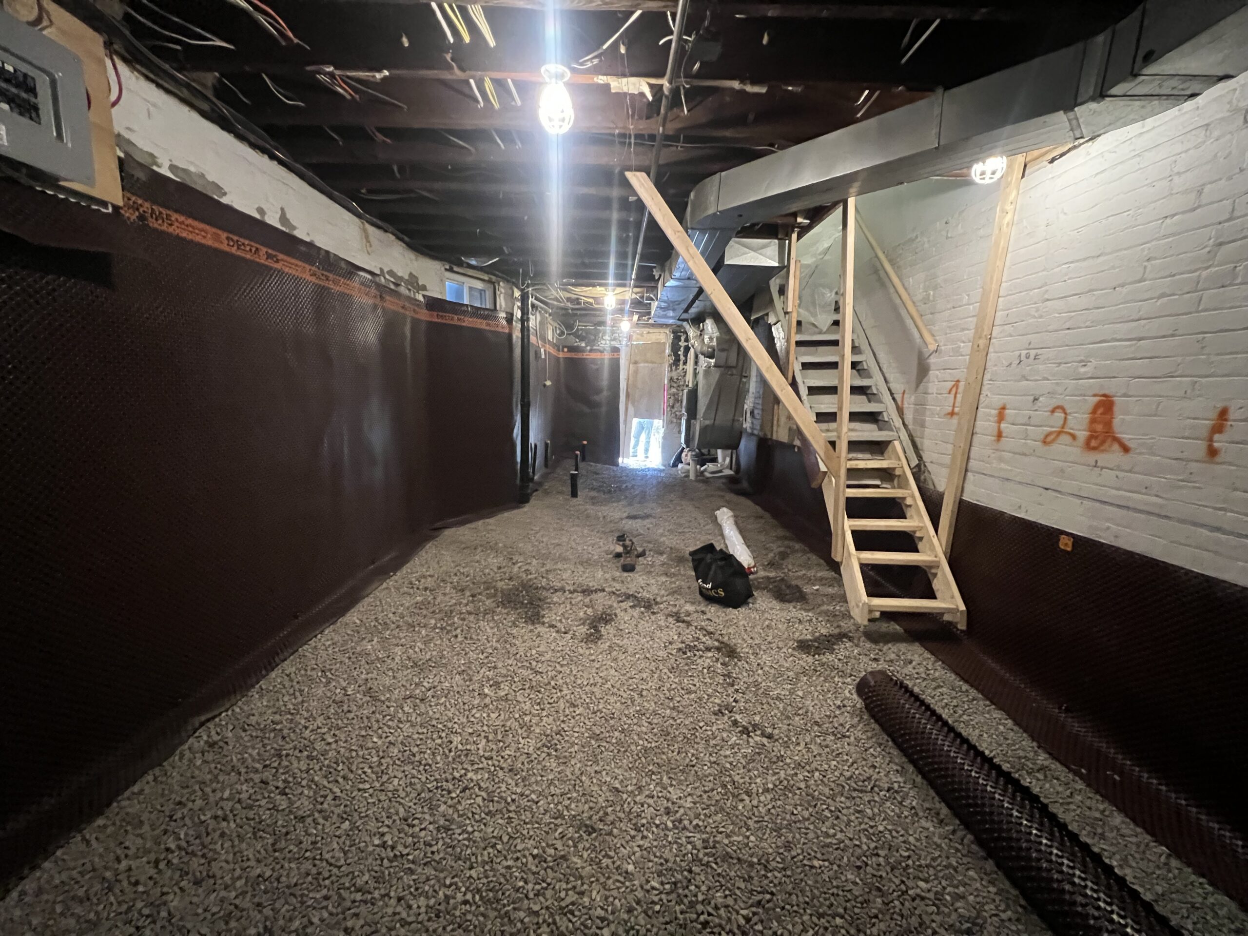 Basement underpinning — Blake-Jones, Toronto