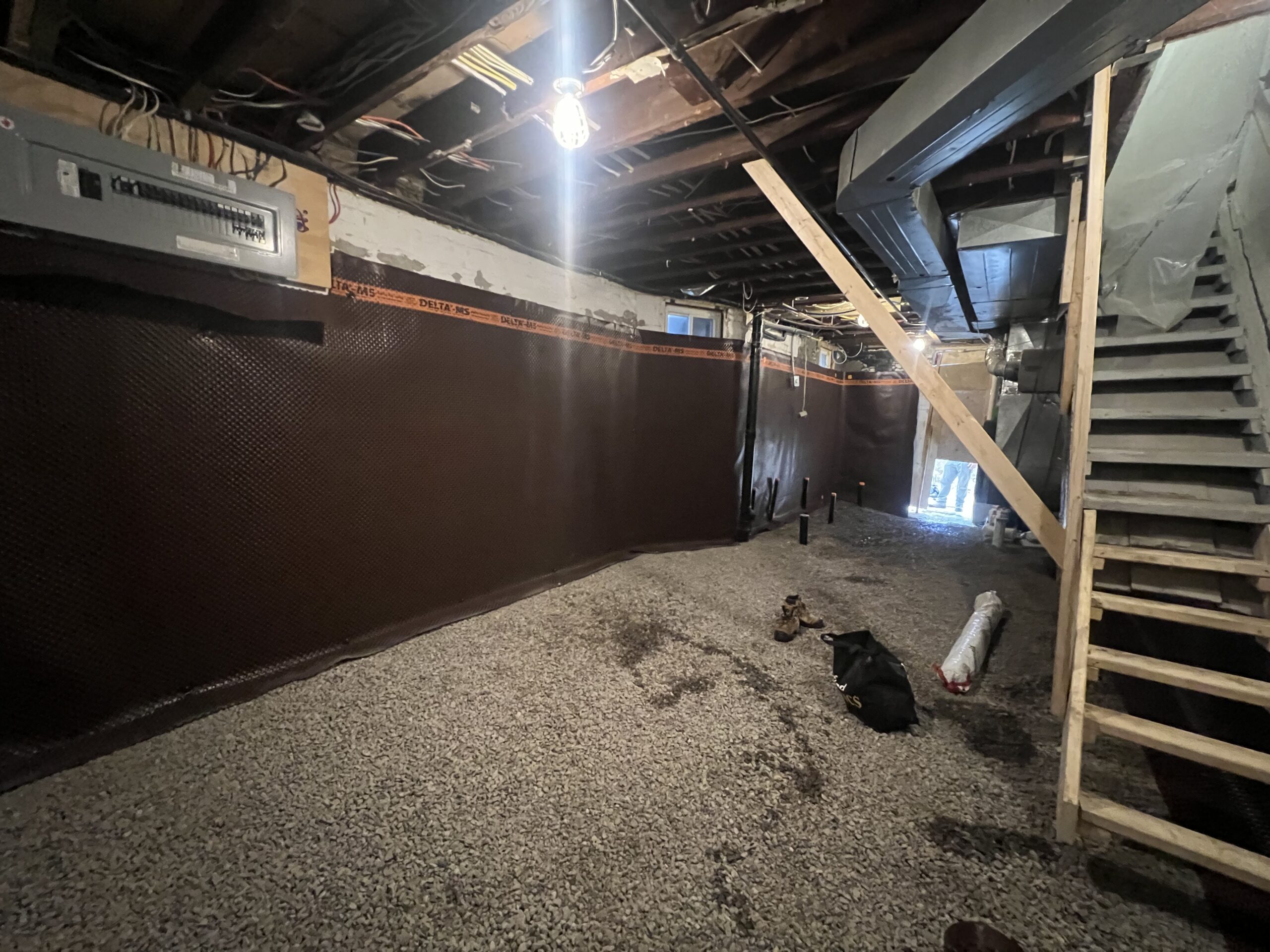 Basement underpinning project — Blake-Jones, Toronto