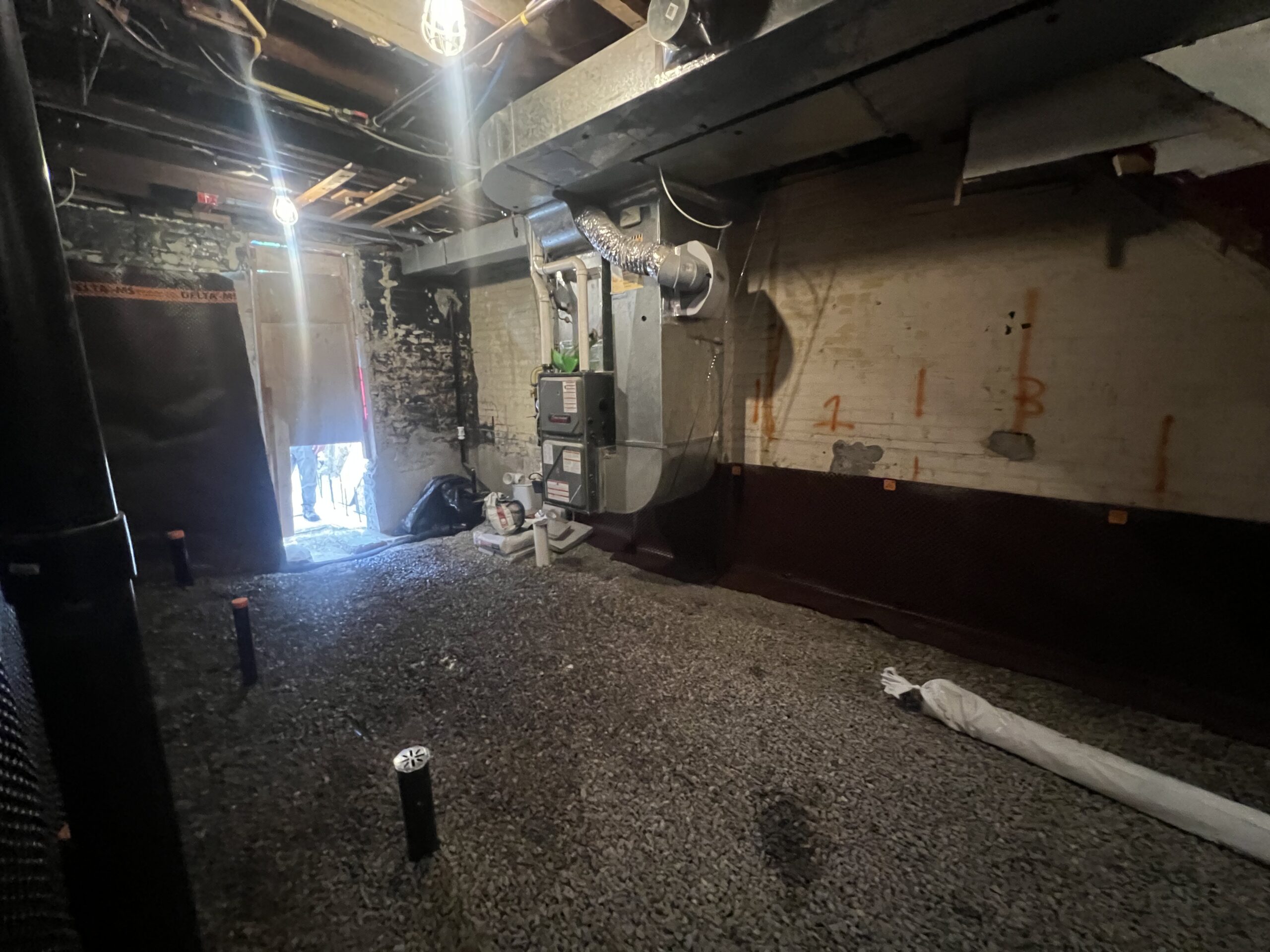 Basement underpinning — Blake-Jones, Toronto
