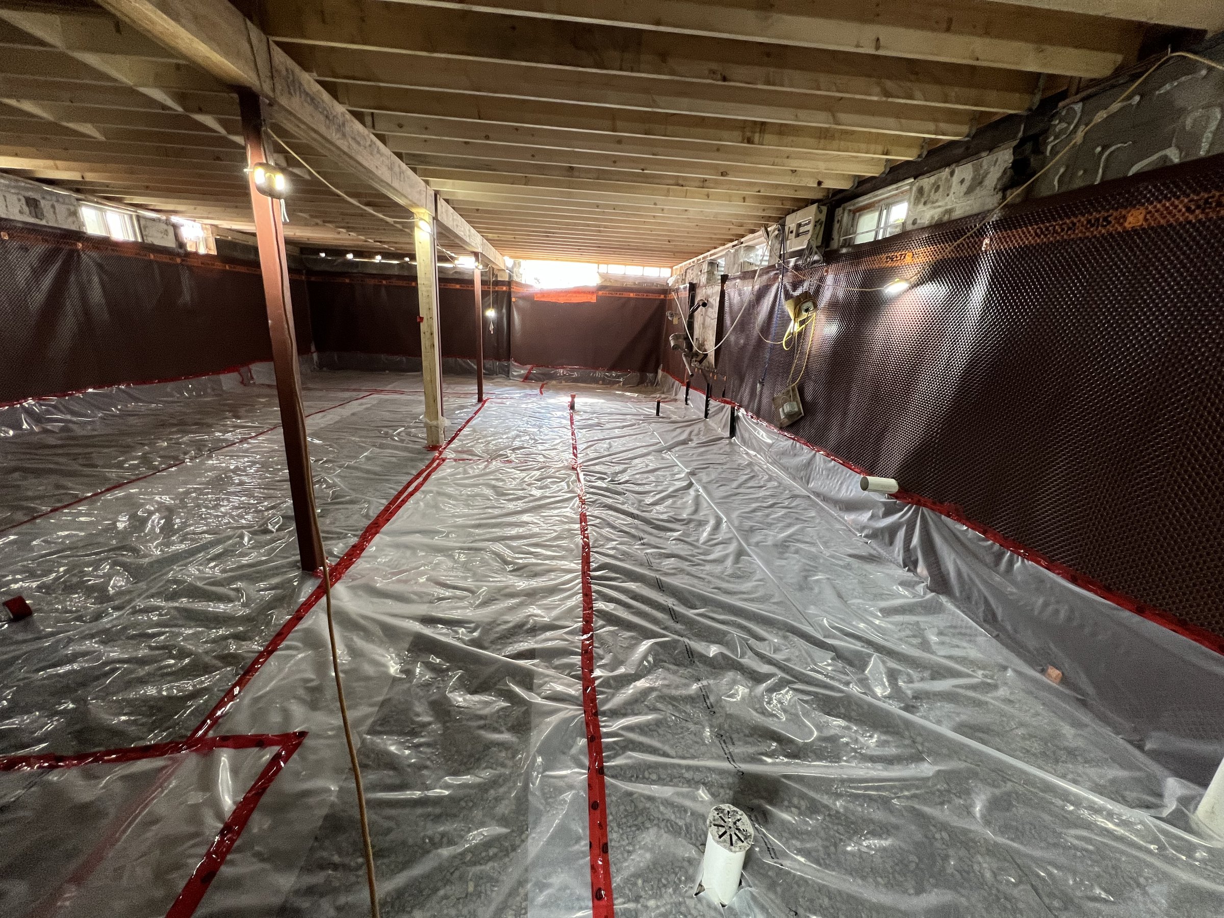 Basement underpinning — The Beaches, Toronto