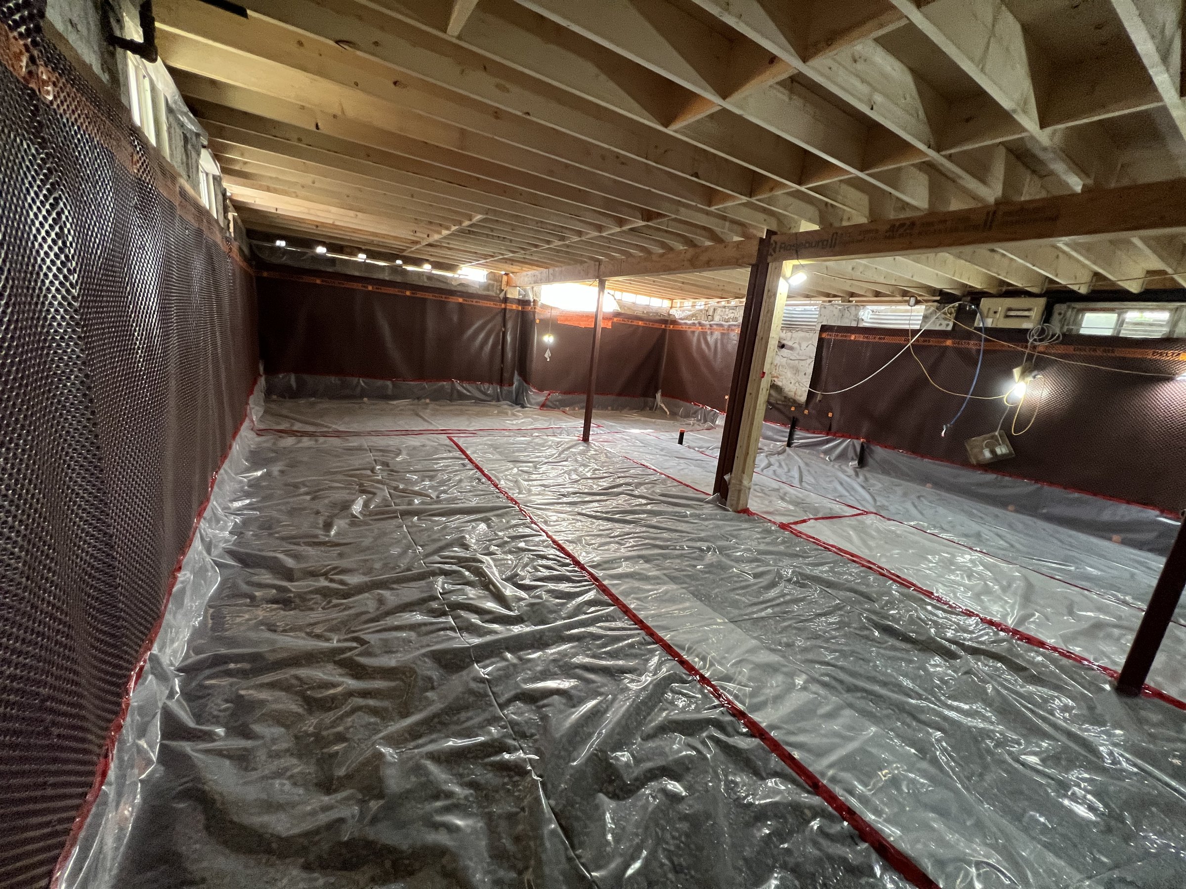 Basement underpinning — The Beaches, Toronto